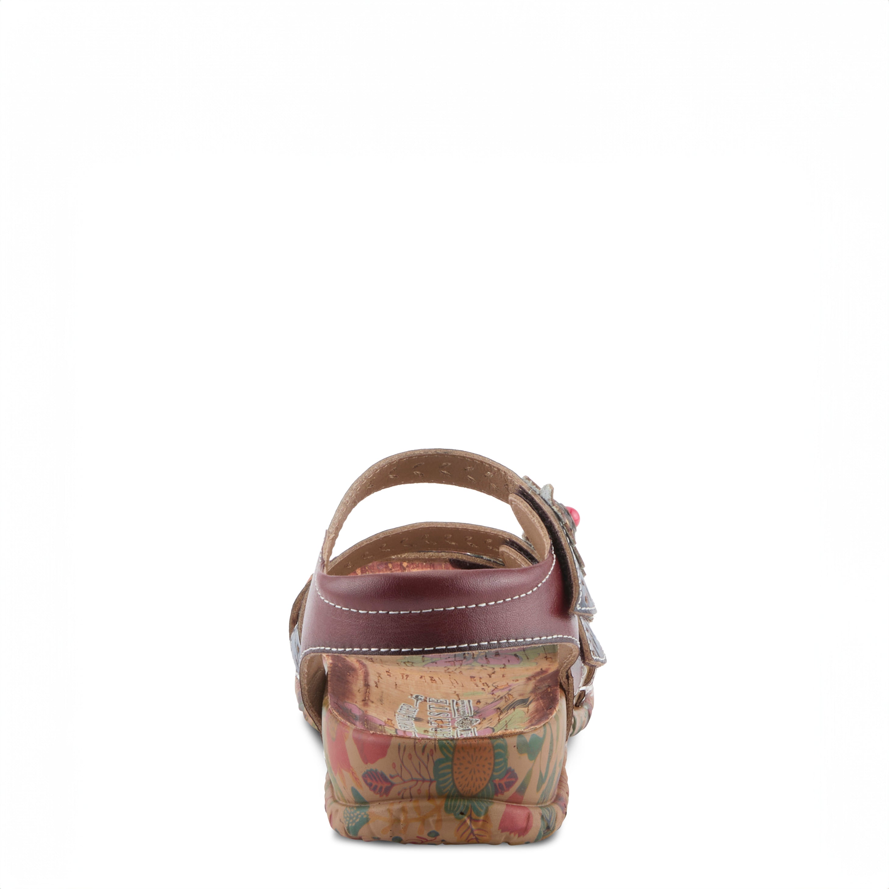 L'Artiste L'ARTISTE ANEWTRIO SANDALS sandal in navy multi with handcrafted leather design