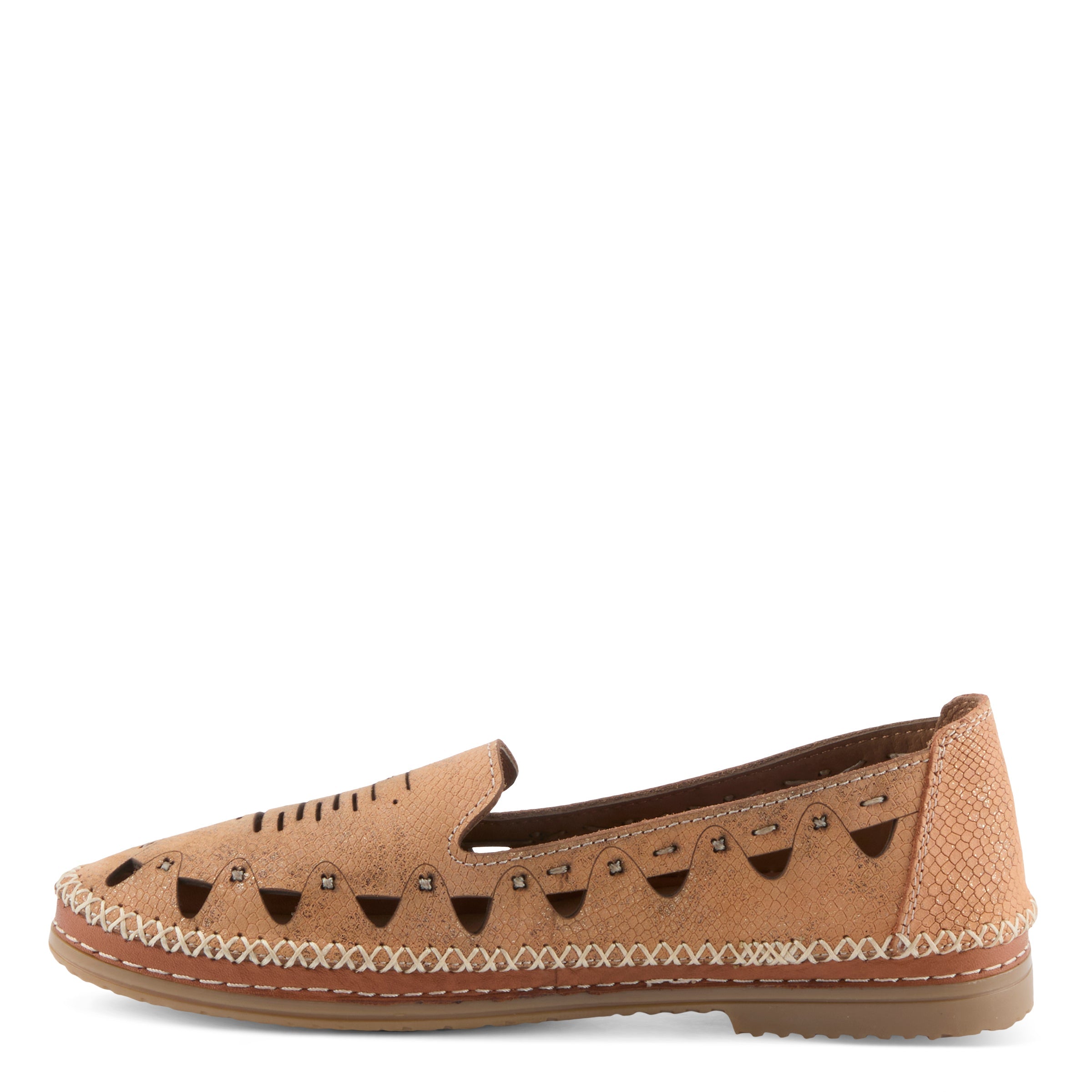 Spring Step SPRING STEP ANOURA SHOES shoe in peach croco with comfortable everyday design