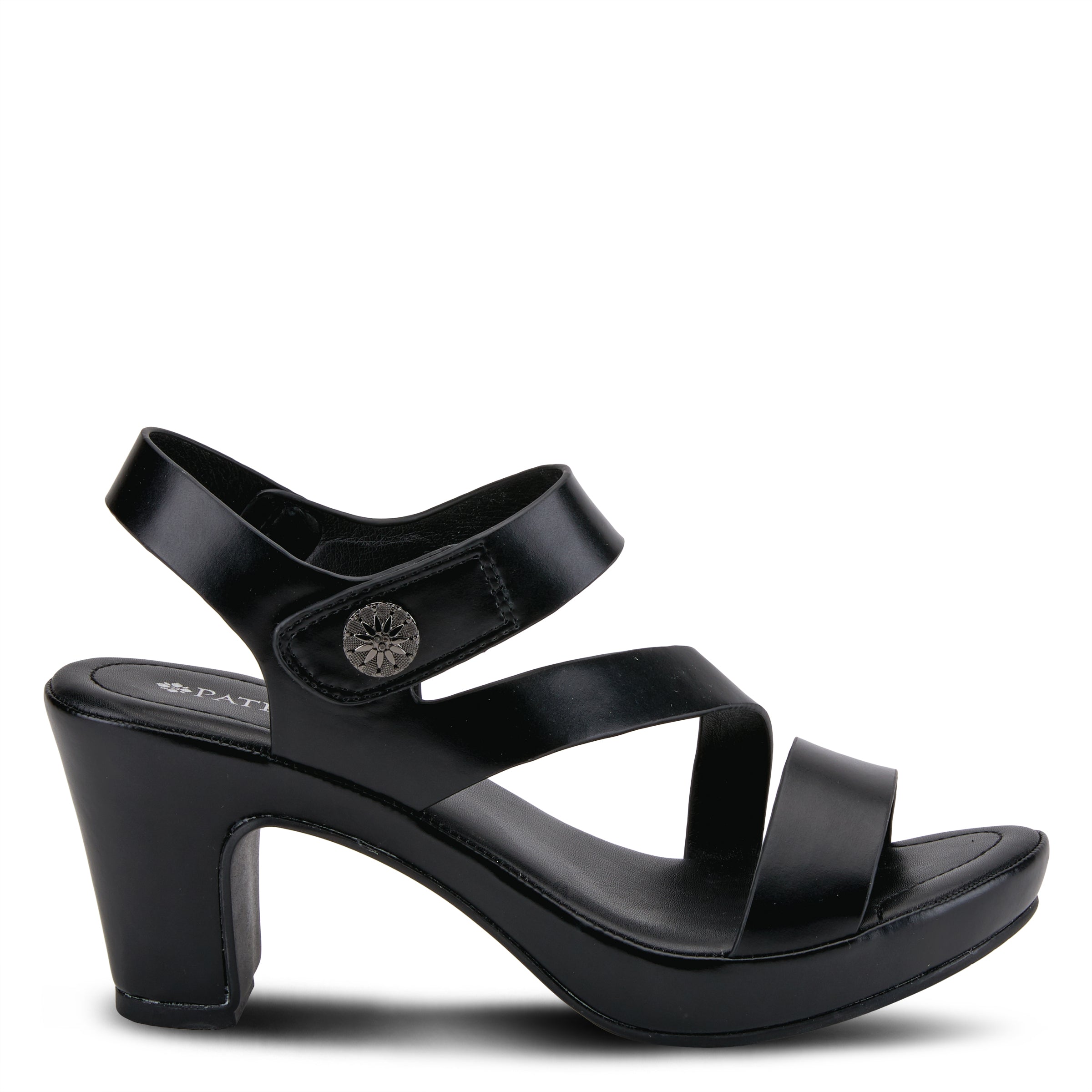 Patrizia PATRIZIA ASYMADADE SANDAL sandal in black with stylish fashion design