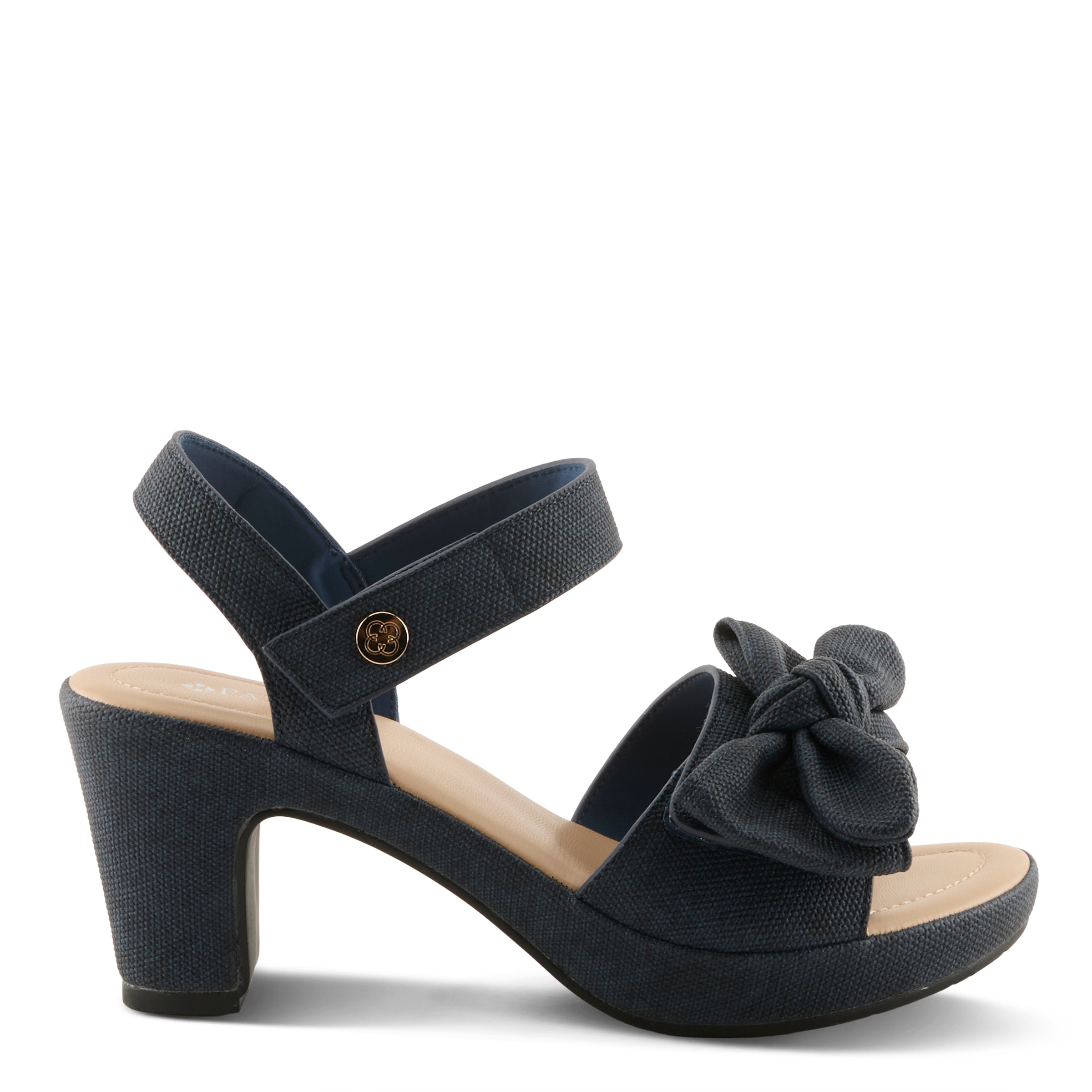 Patrizia PATRIZIA BOWDEE SANDAL sandal in dark denim blue with decorative bow detail