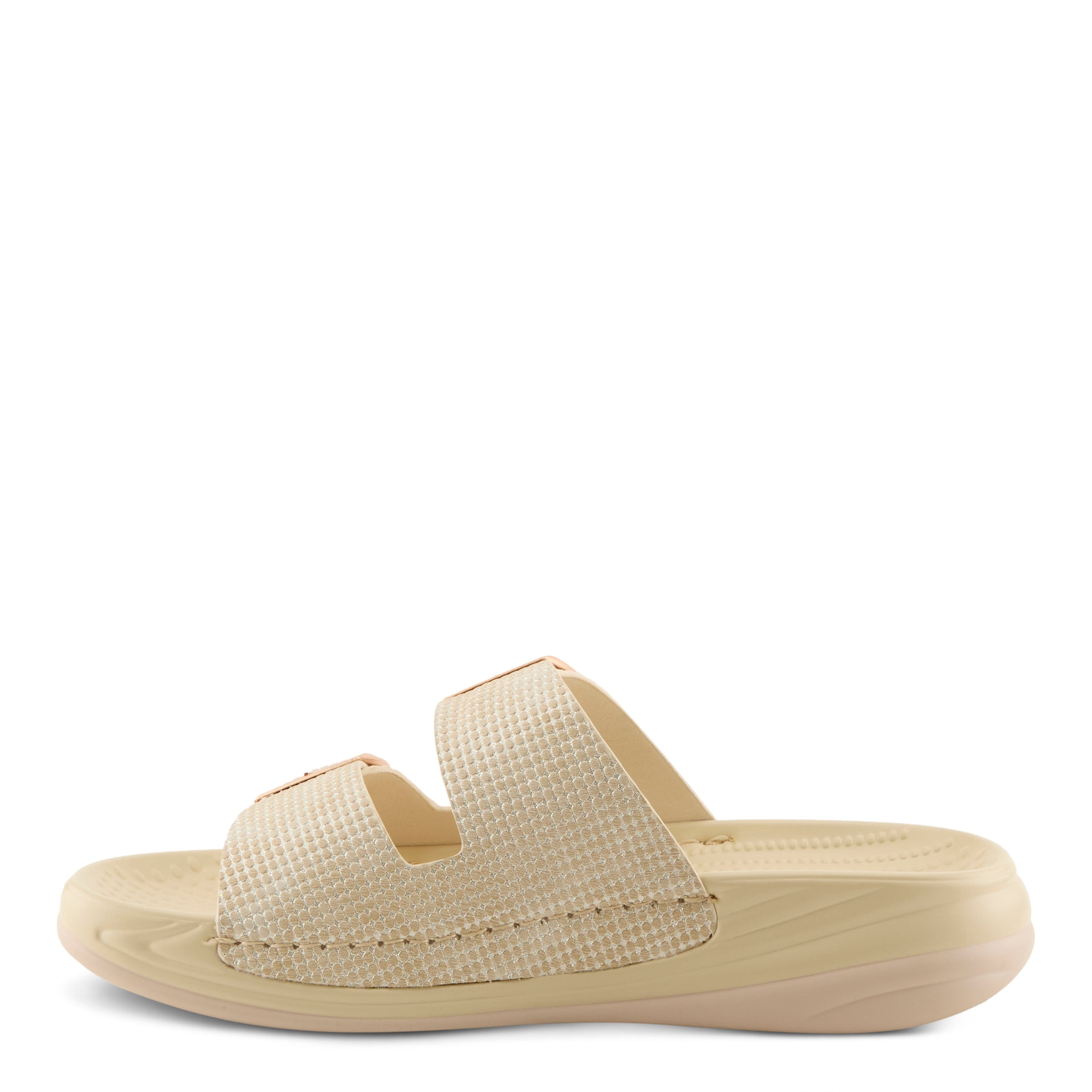 Flexus FLEXUS BUTTERMERE SANDALS sandal in grey metallic with flexible sole