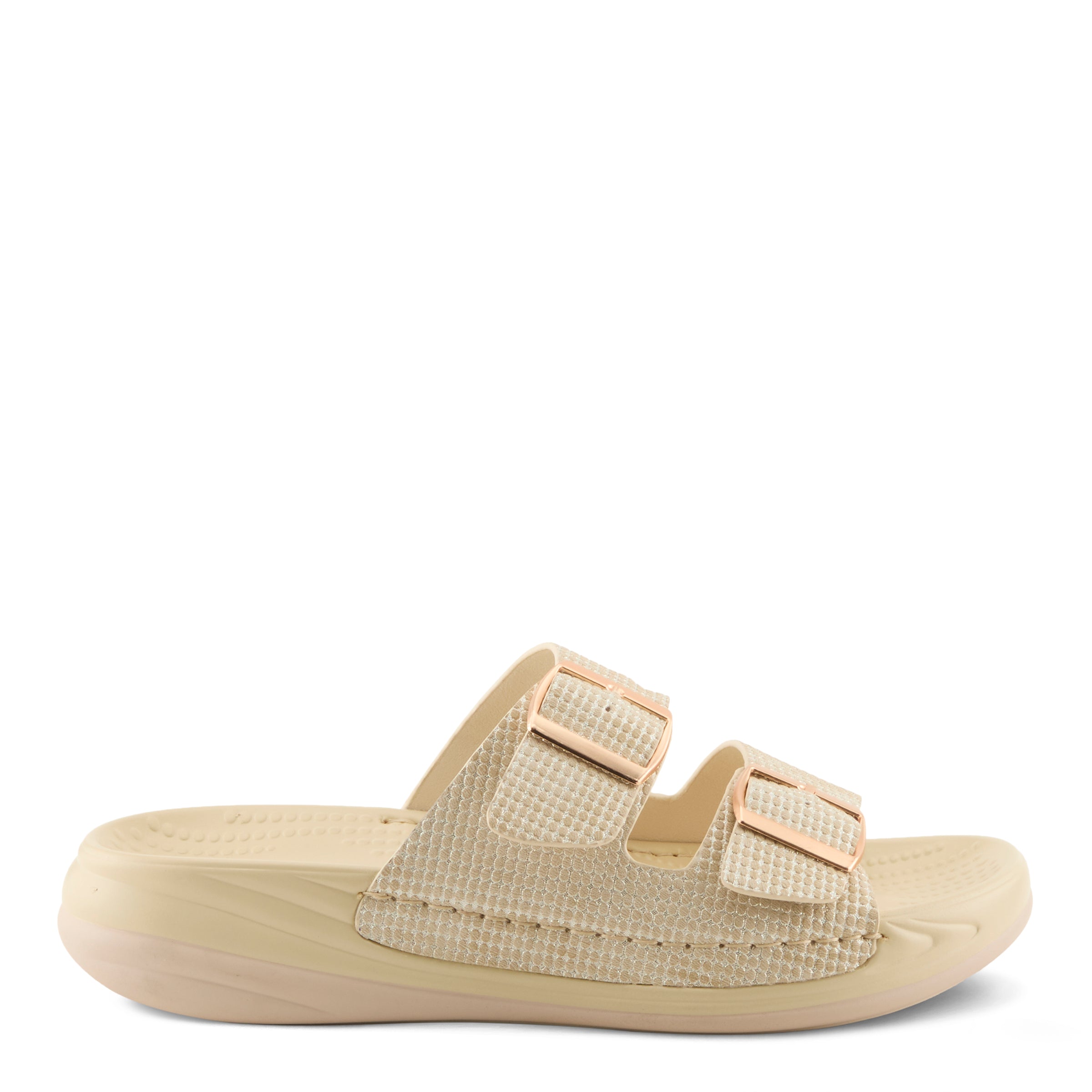 Flexus FLEXUS BUTTERMERE SANDALS sandal in grey metallic with flexible sole