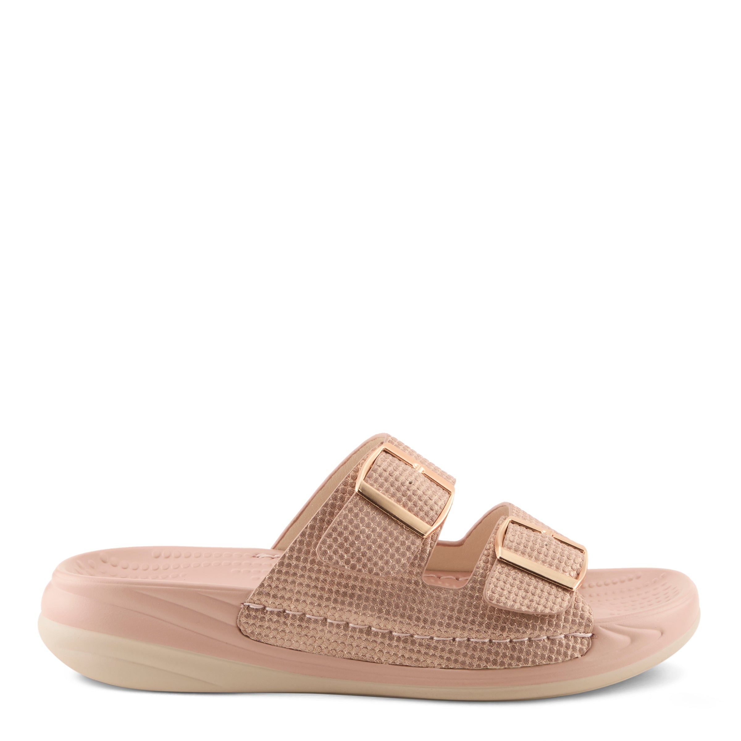Flexus FLEXUS BUTTERMERE SANDALS sandal in pink metallic with flexible sole