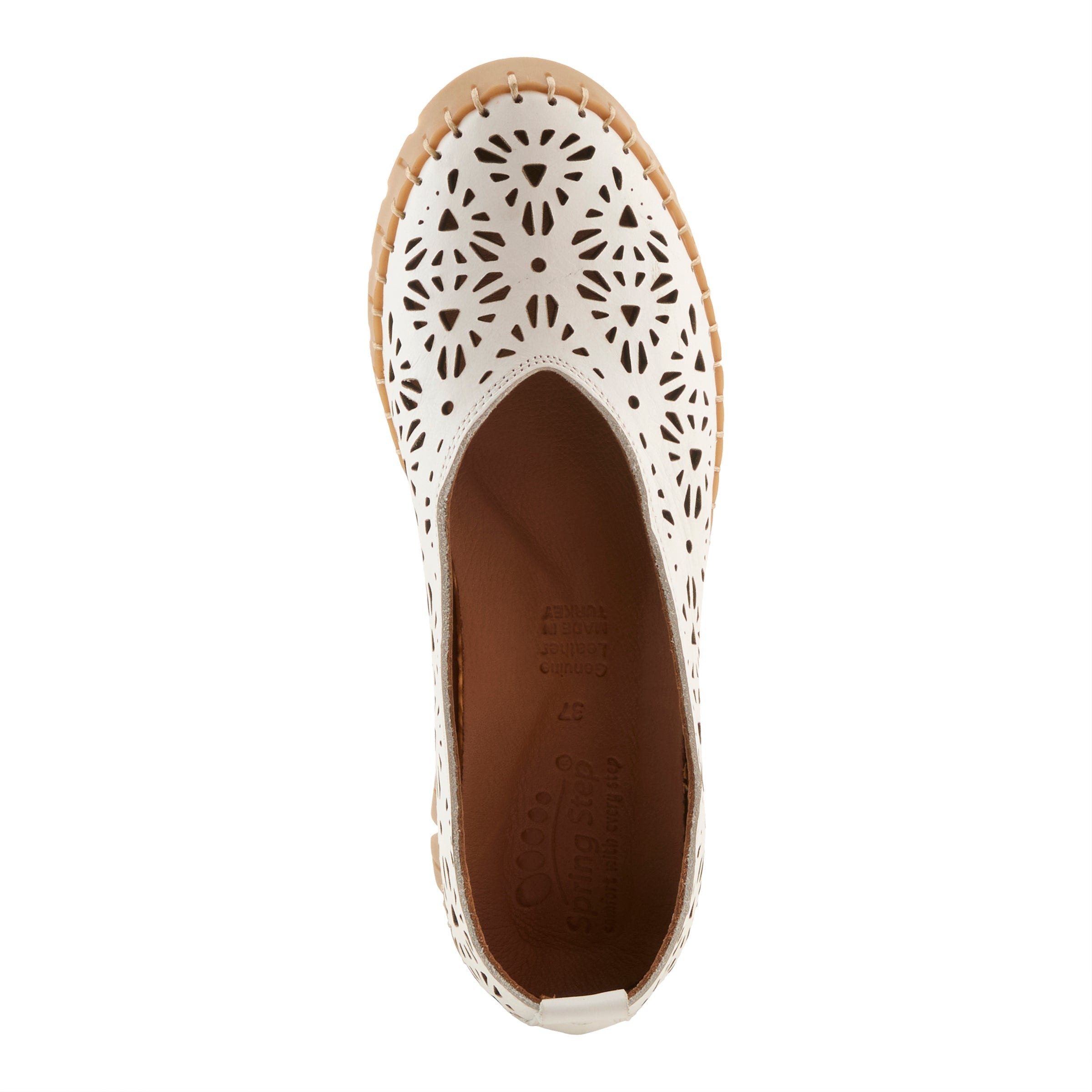 Spring Step SPRING STEP CAROSA SHOES shoe in white with comfortable everyday design