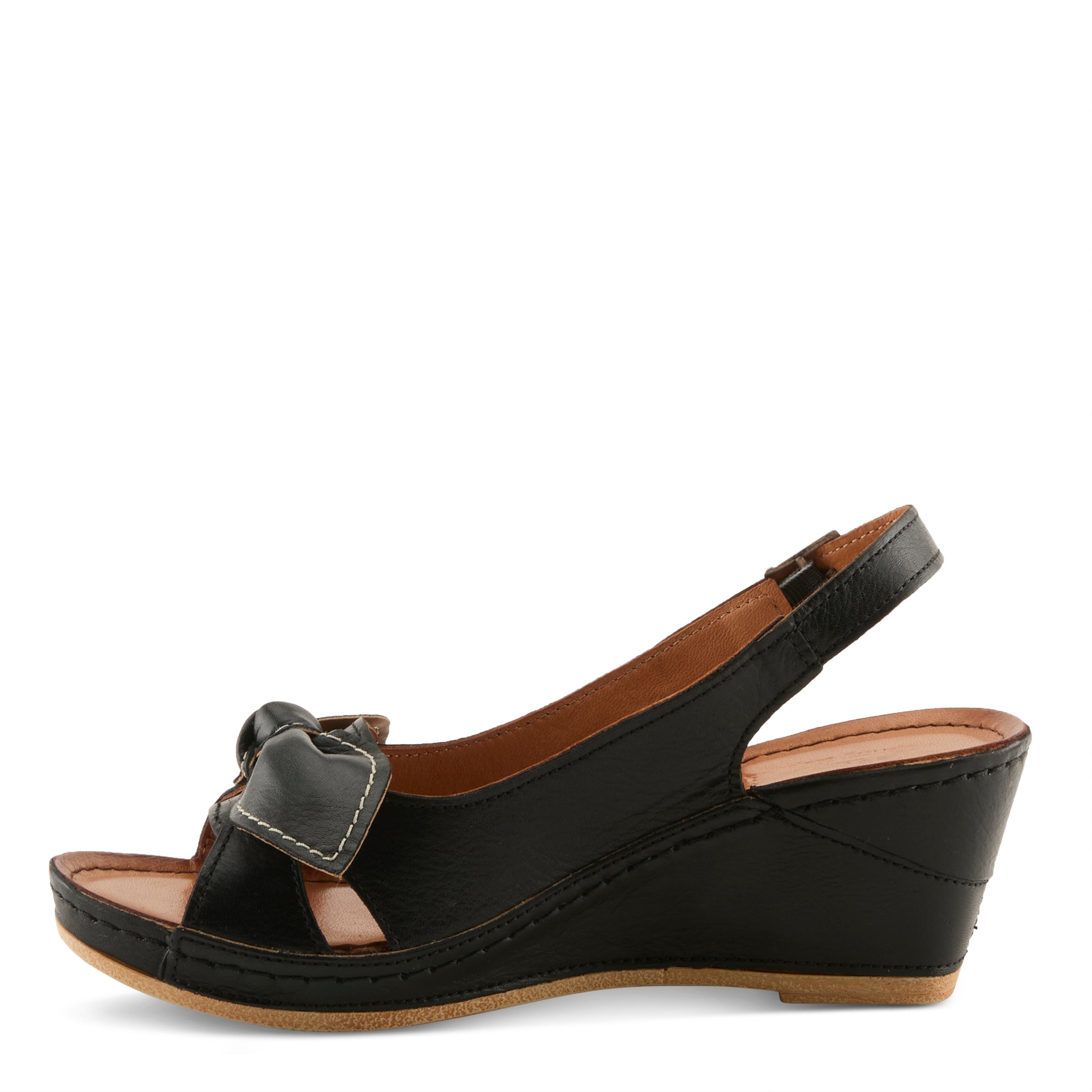 Spring Step SPRING STEP CHASSIDY SANDALS sandal in black with comfortable everyday design