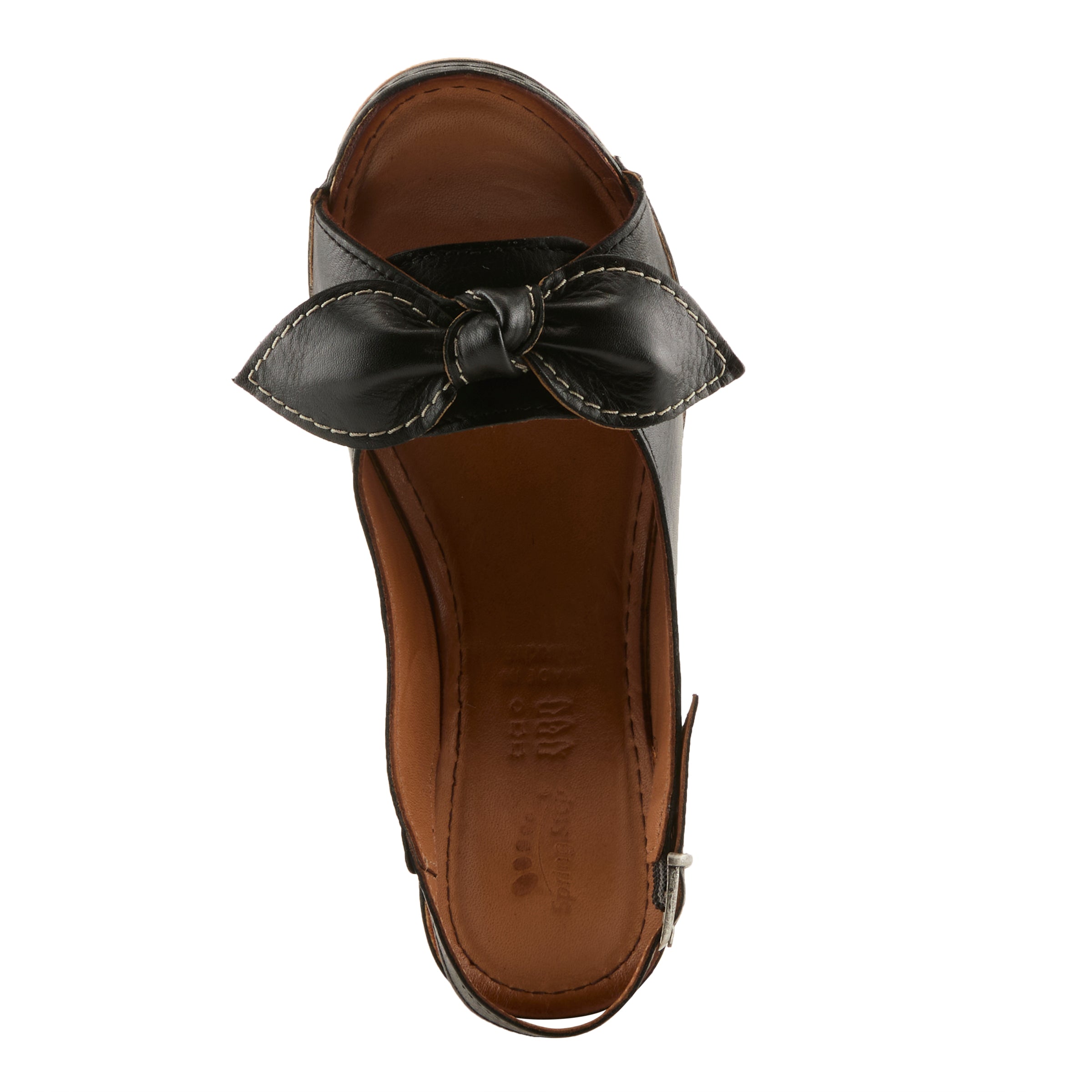 Spring Step SPRING STEP CHASSIDY SANDALS sandal in black with comfortable everyday design