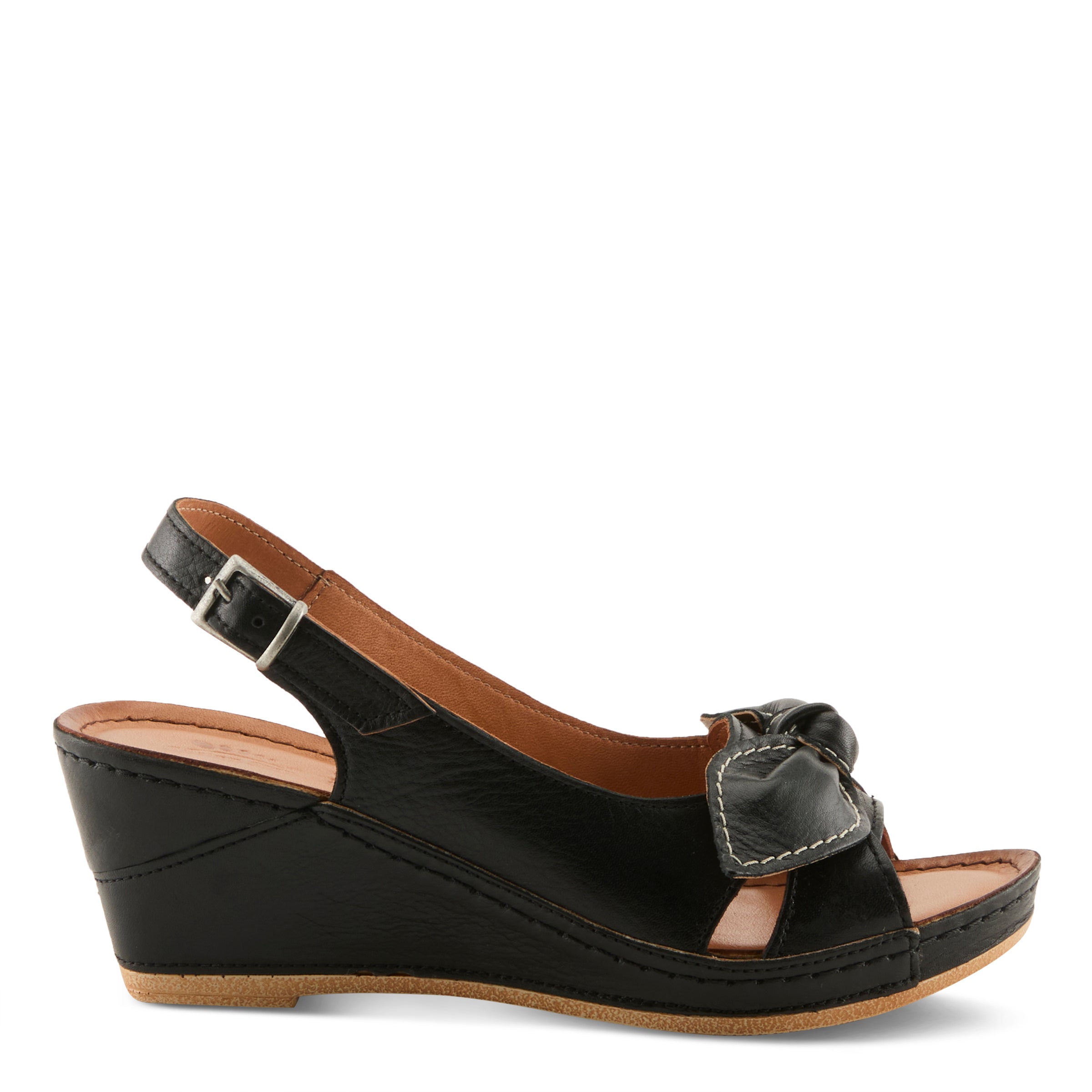 Spring Step SPRING STEP CHASSIDY SANDALS sandal in black with comfortable everyday design