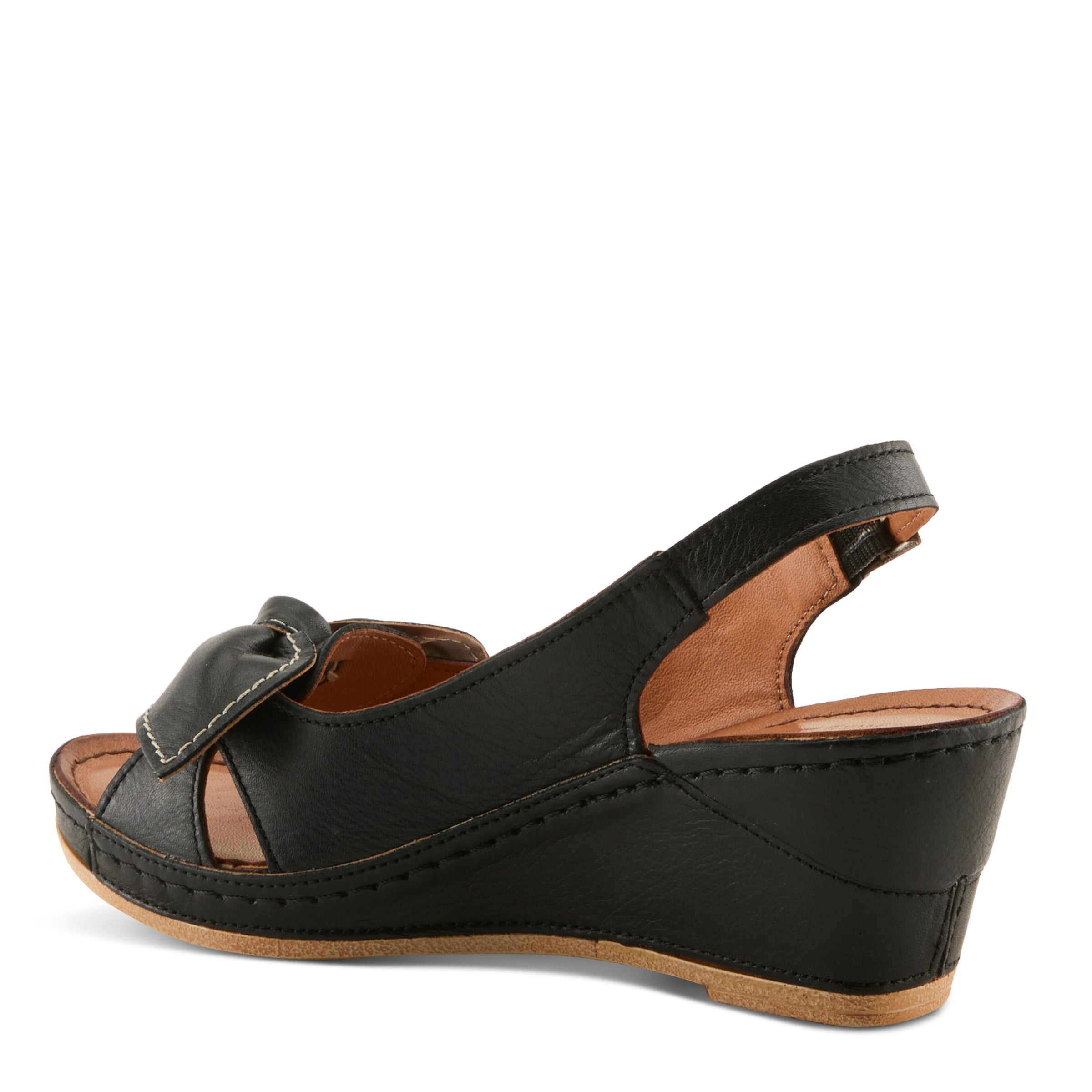 Spring Step SPRING STEP CHASSIDY SANDALS sandal in black with comfortable everyday design