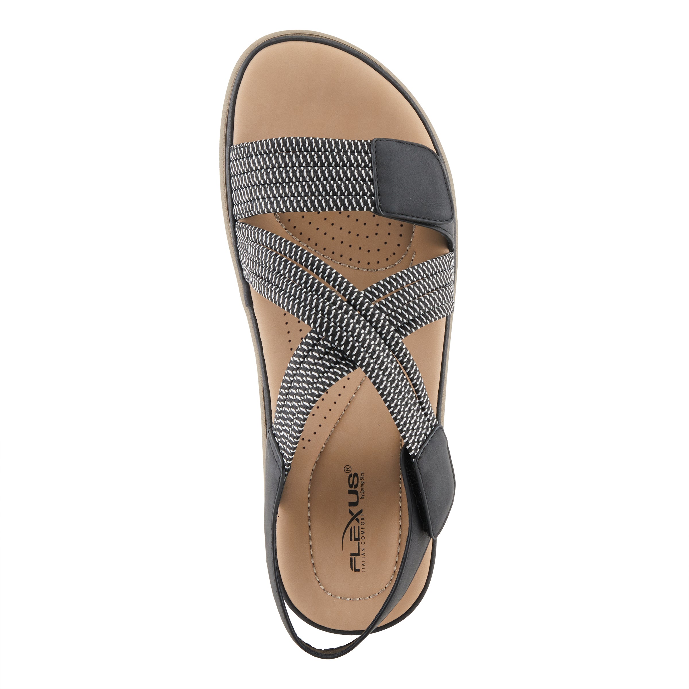 Flexus FLEXUS CROSSBEAM SANDALS sandal in light grey with flexible sole