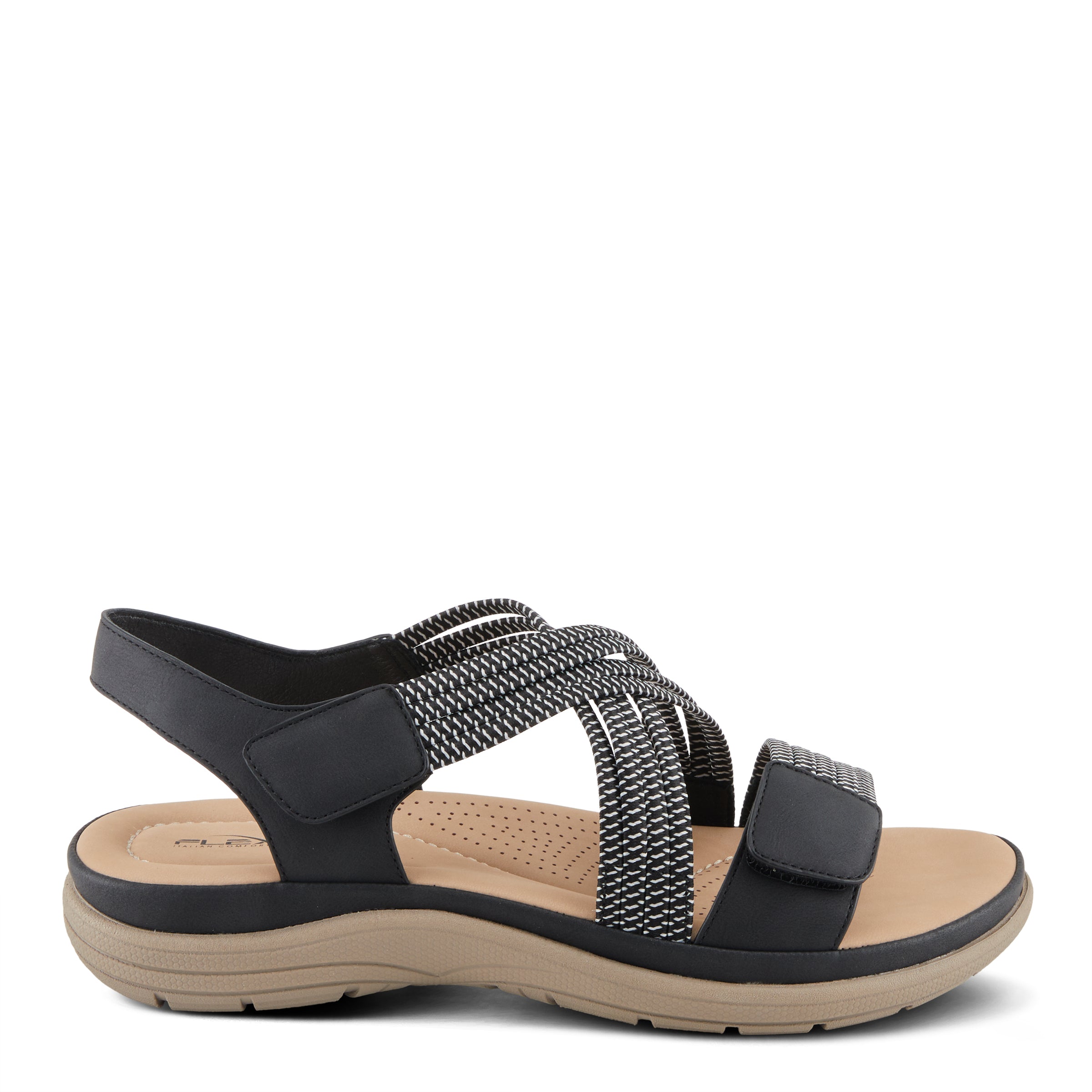 Flexus FLEXUS CROSSBEAM SANDALS sandal in light grey with flexible sole