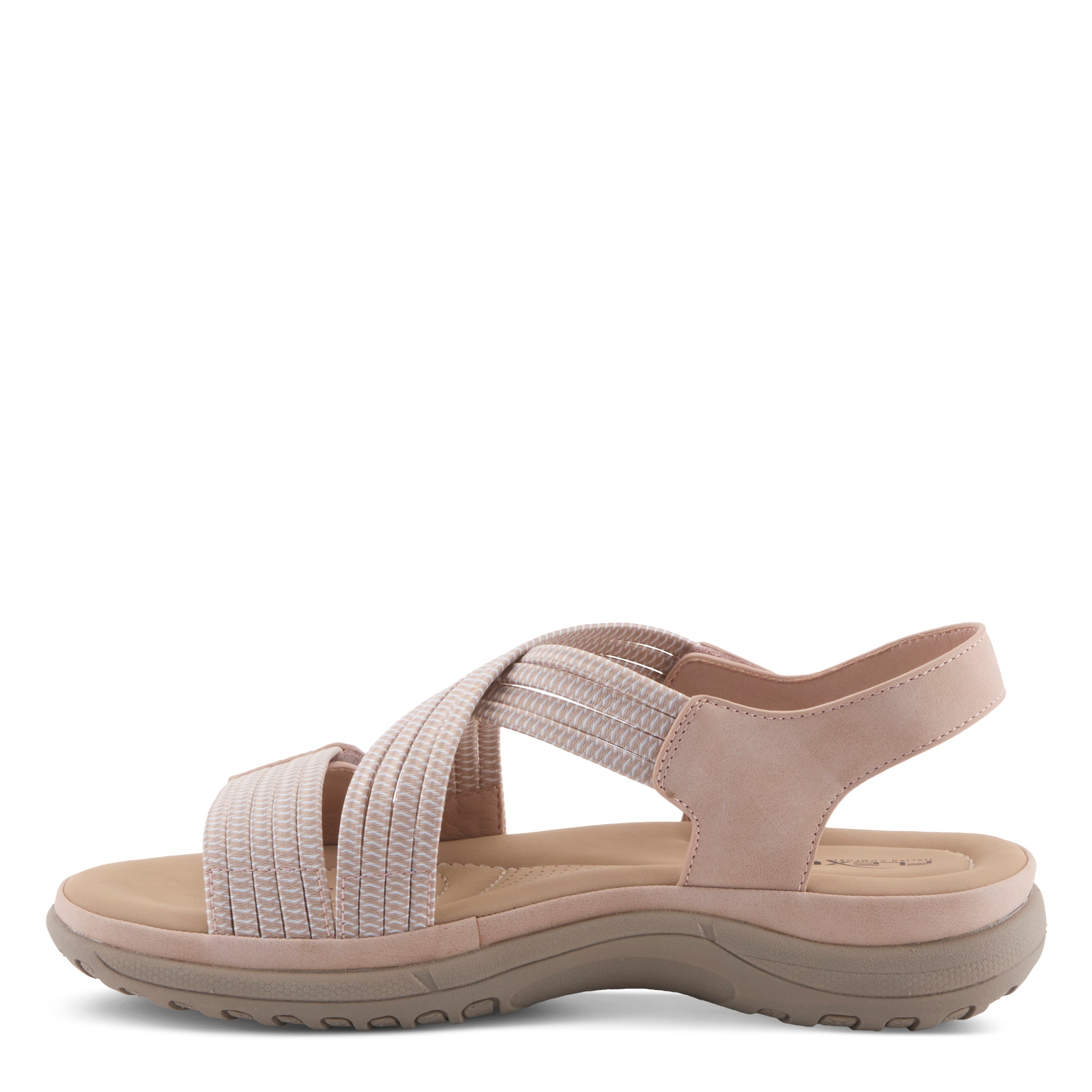 Flexus FLEXUS CROSSBEAM SANDALS sandal in blush with flexible sole