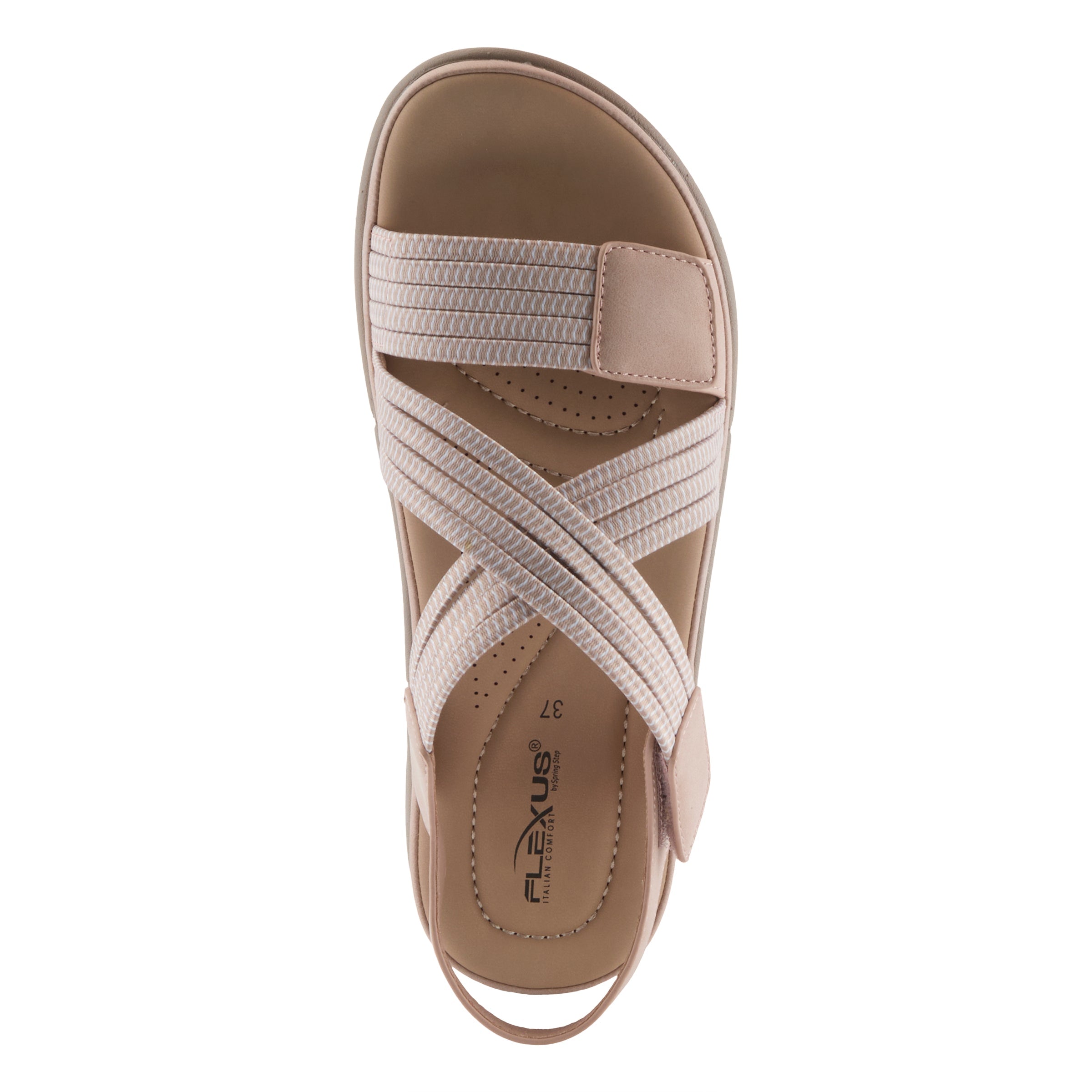 Flexus FLEXUS CROSSBEAM SANDALS sandal in blush with flexible sole