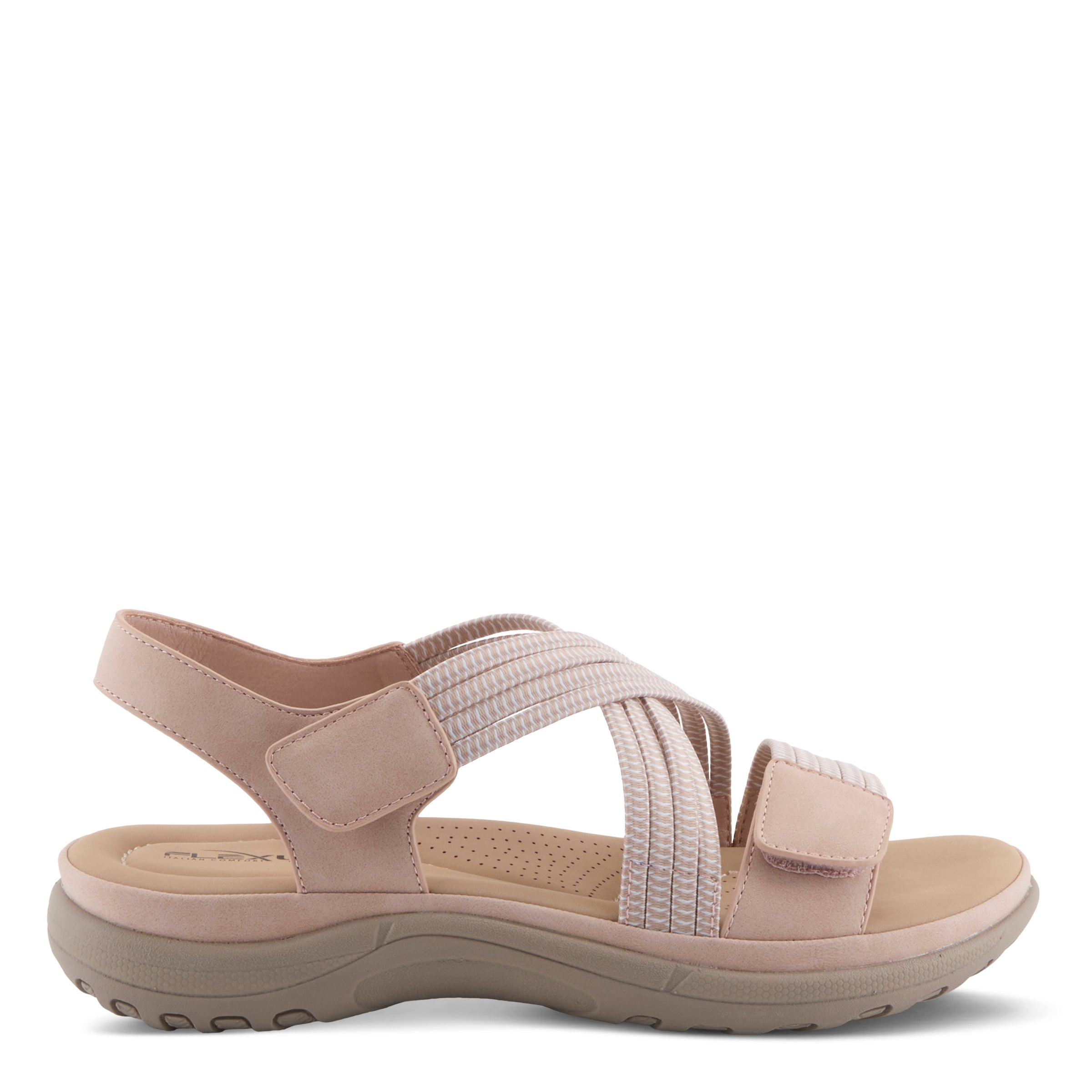 Flexus FLEXUS CROSSBEAM SANDALS sandal in blush with flexible sole