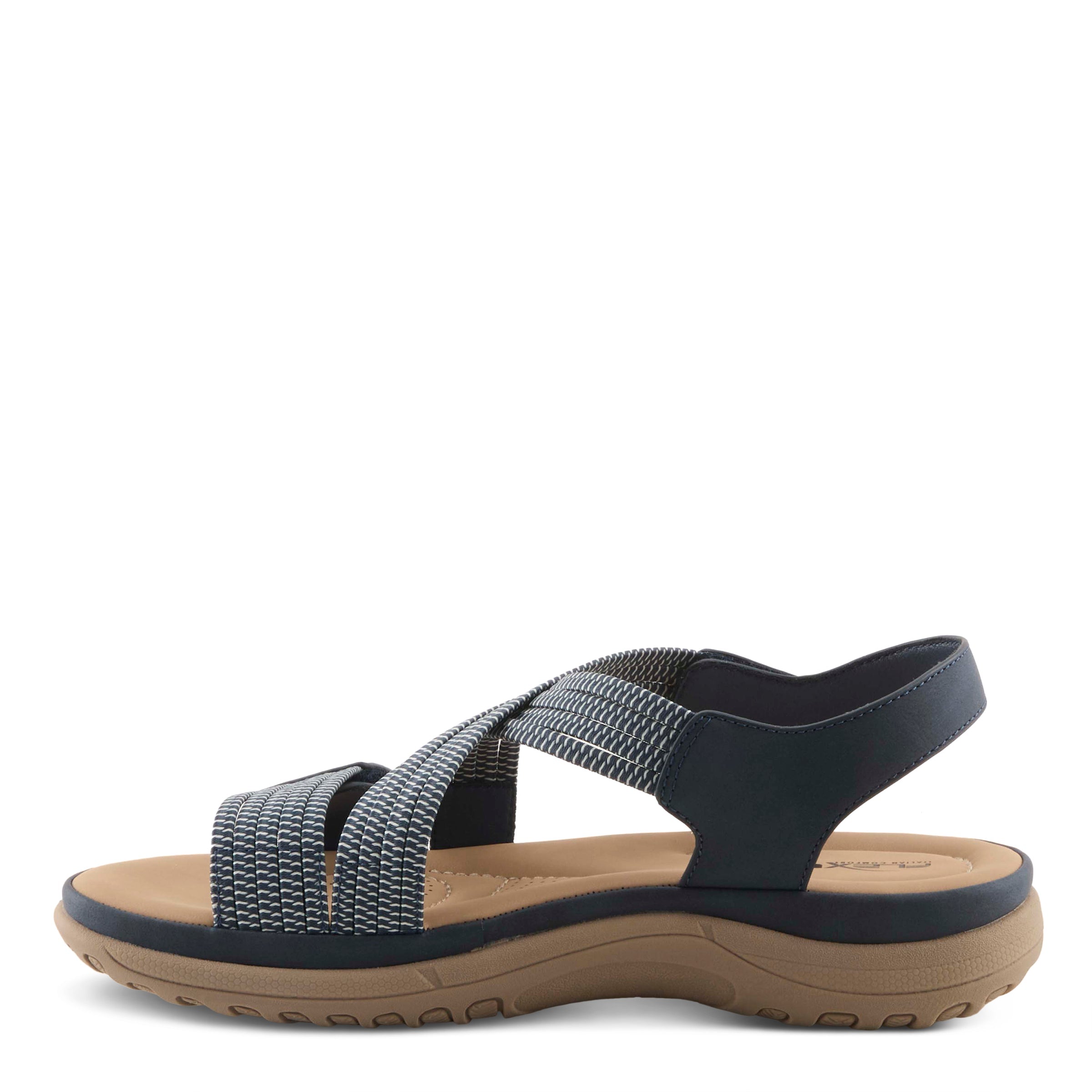 Flexus FLEXUS CROSSBEAM SANDALS sandal in navy with flexible sole