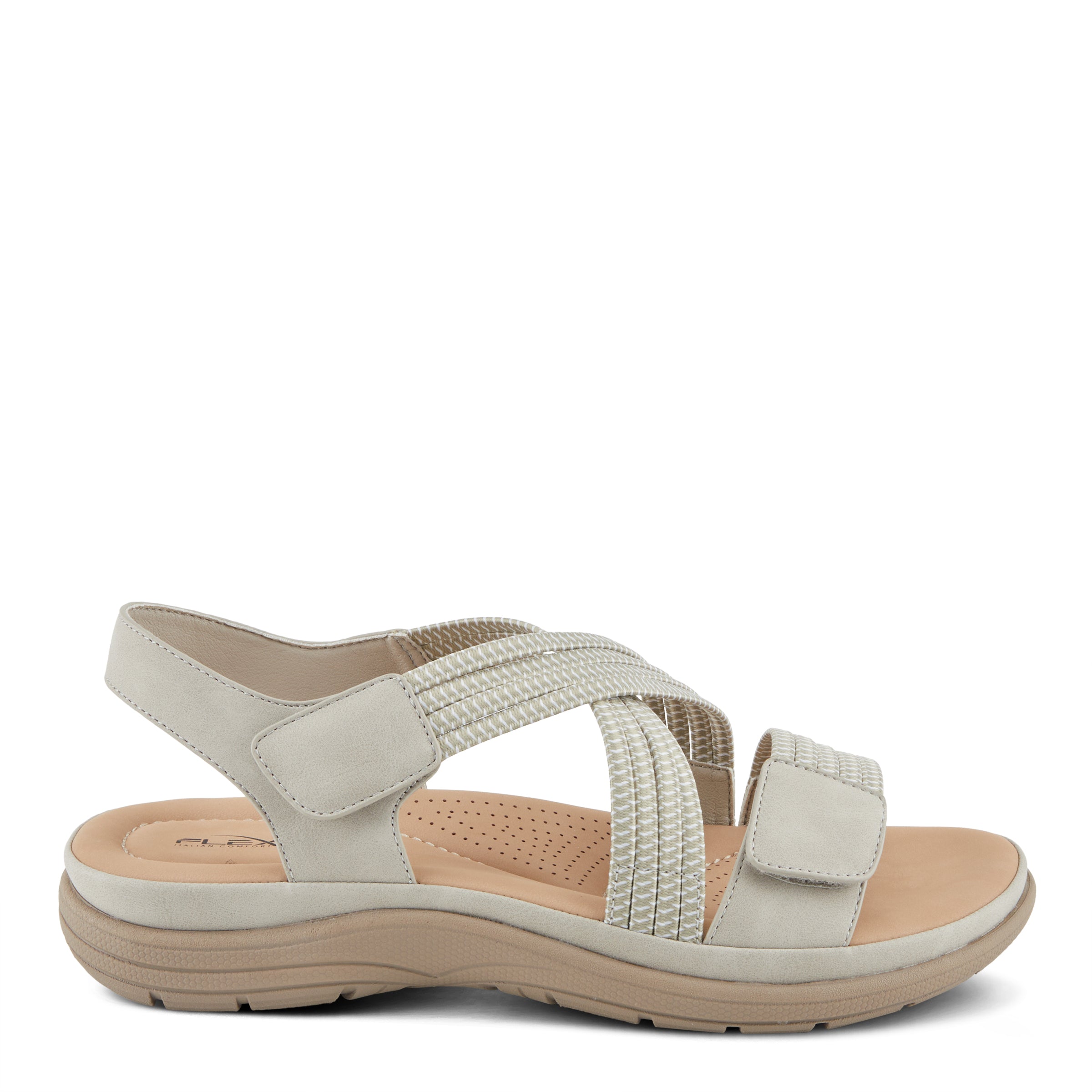 Flexus FLEXUS CROSSBEAM SANDALS sandal in black with flexible sole