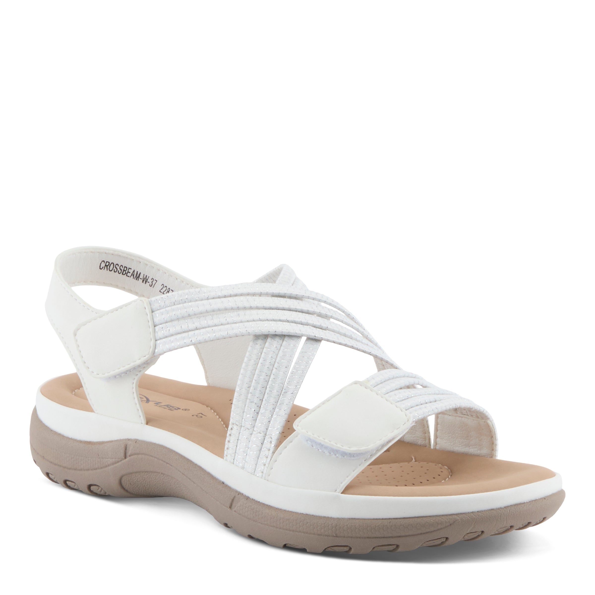 Flexus FLEXUS CROSSBEAM SANDALS sandal in white with flexible sole