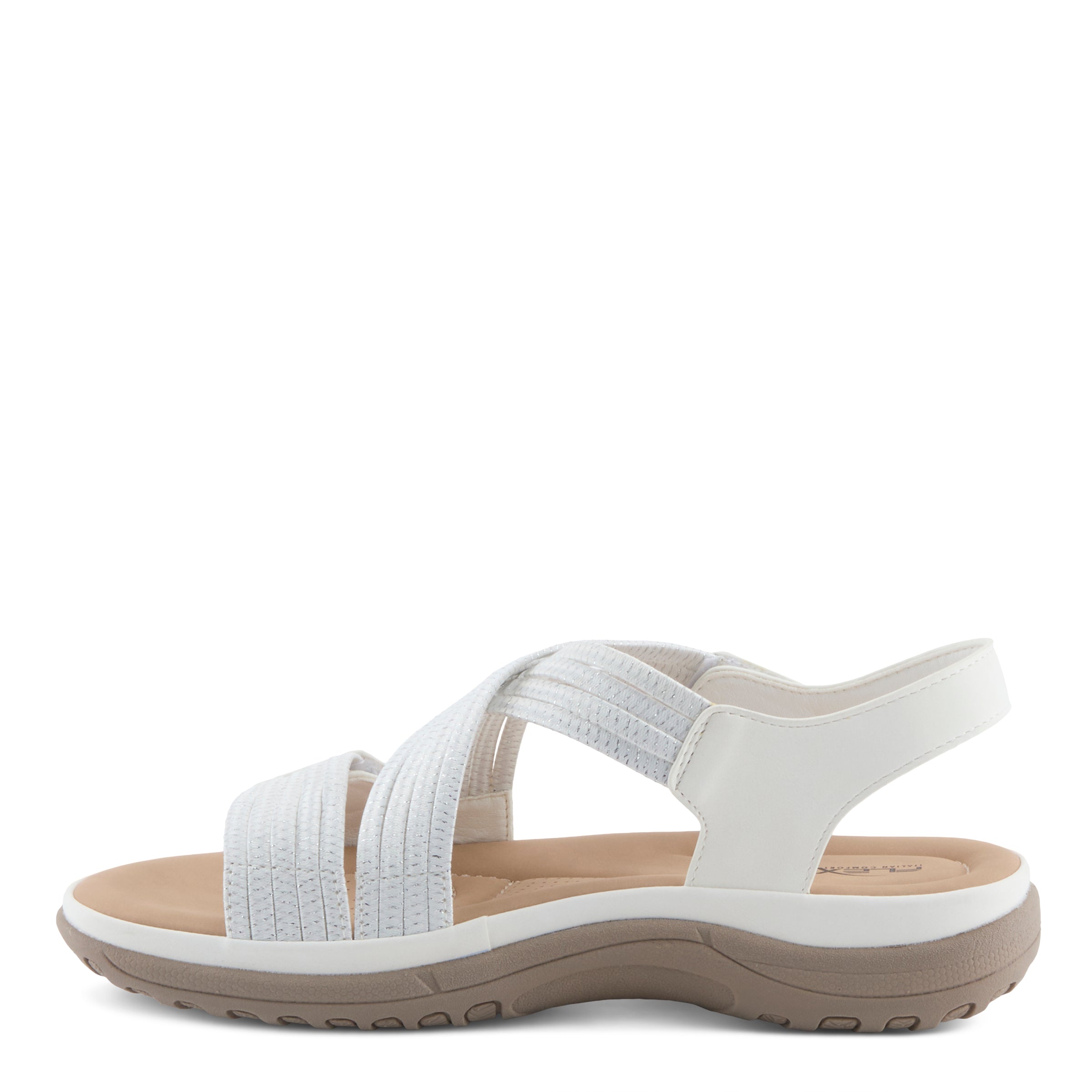Flexus FLEXUS CROSSBEAM SANDALS sandal in white with flexible sole