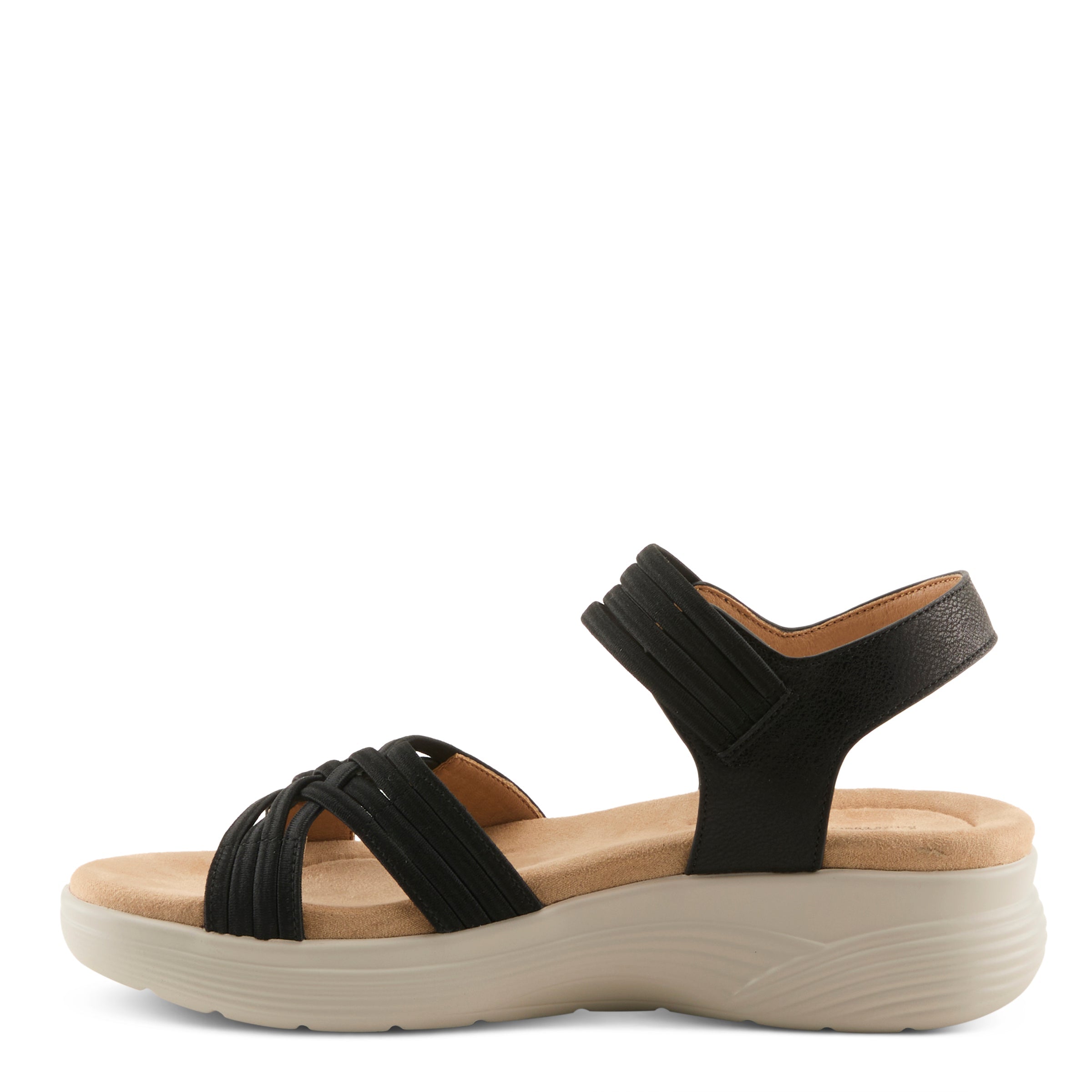 Flexus FLEXUS DELOSA SANDALS sandal in black with flexible sole