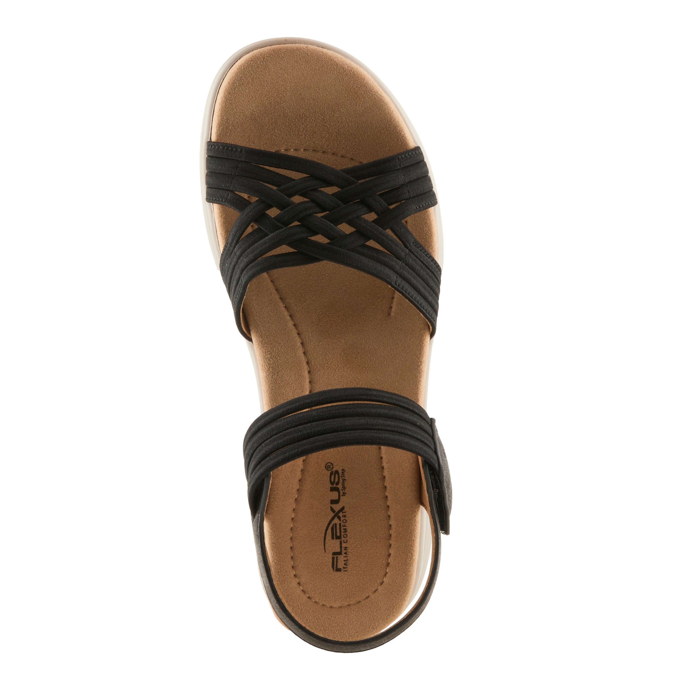 Flexus FLEXUS DELOSA SANDALS sandal in black with flexible sole