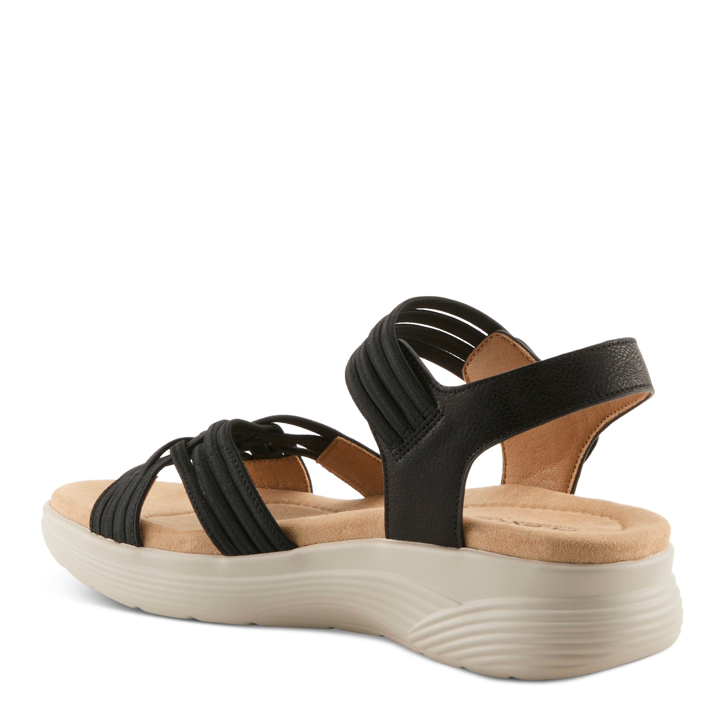 Flexus FLEXUS DELOSA SANDALS sandal in black with flexible sole