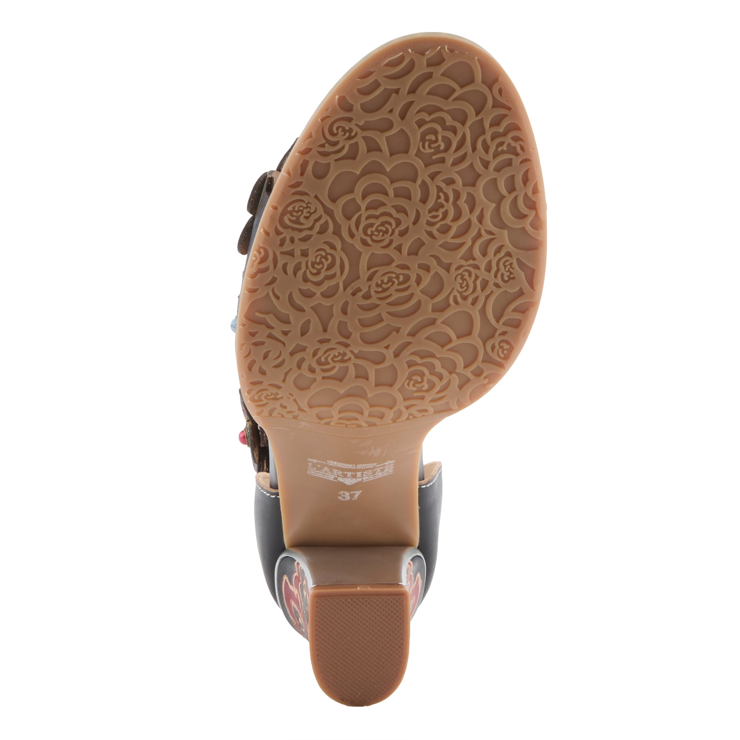 L'Artiste L'ARTISTE DOUBLELOVE SANDALS sandal in camel multi with handcrafted leather design