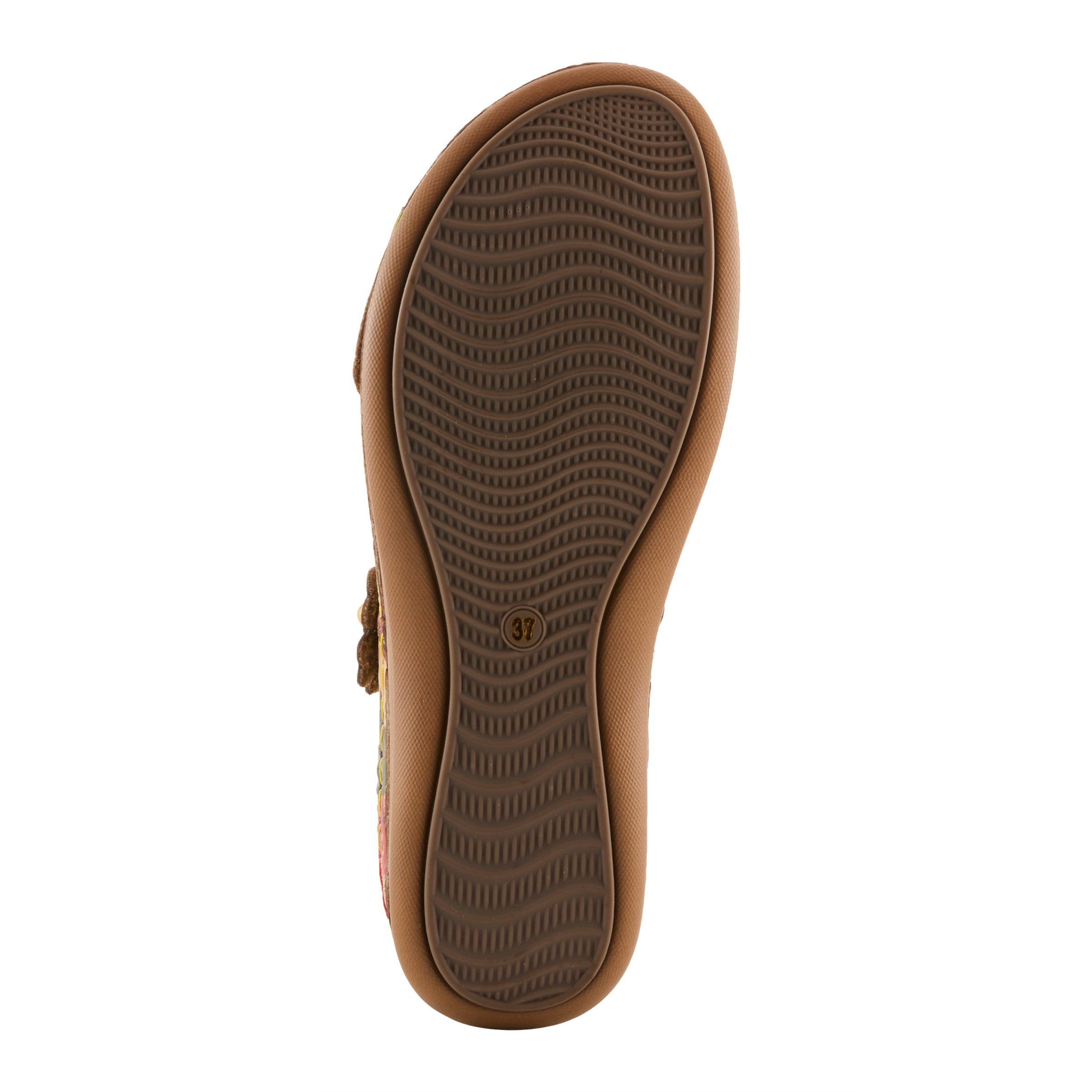 L'Artiste L'ARTISTE FEELSGREAT SANDALS sandal in beige multi with handcrafted leather design