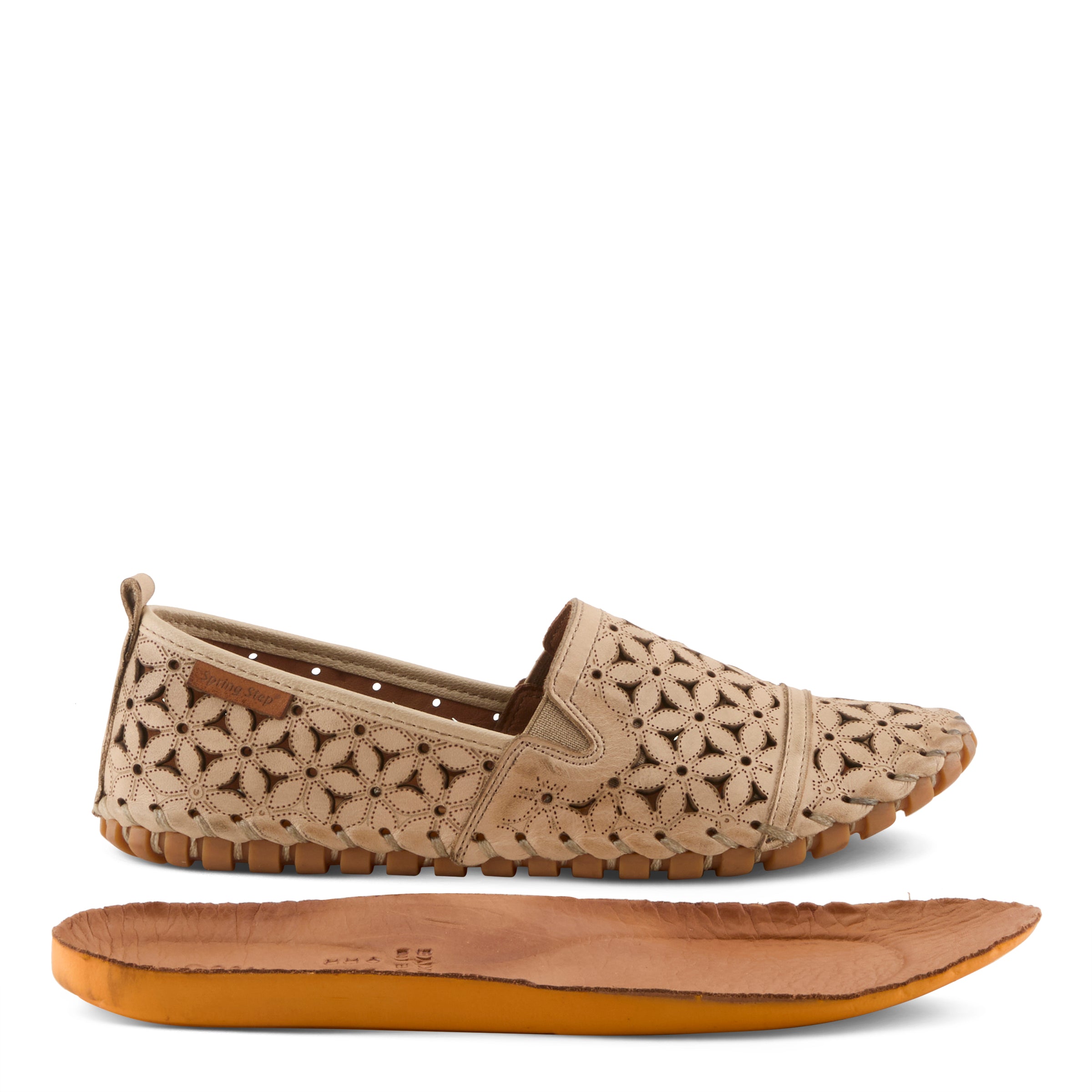 Spring Step SPRING STEP FLOWERFLOW SHOE shoe in salmon with comfortable everyday design