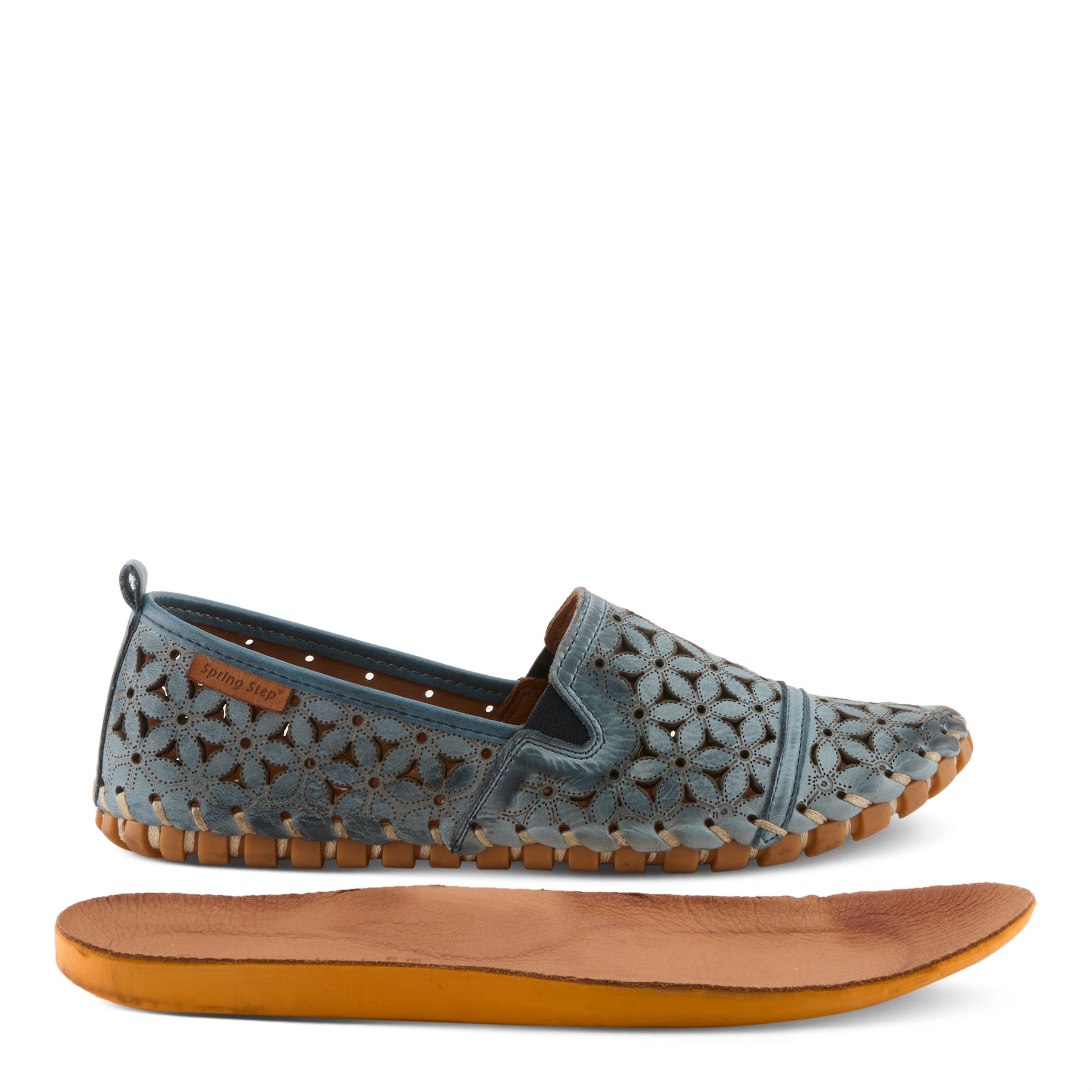 Spring Step SPRING STEP FLOWERFLOW SHOE shoe in light brown with comfortable everyday design