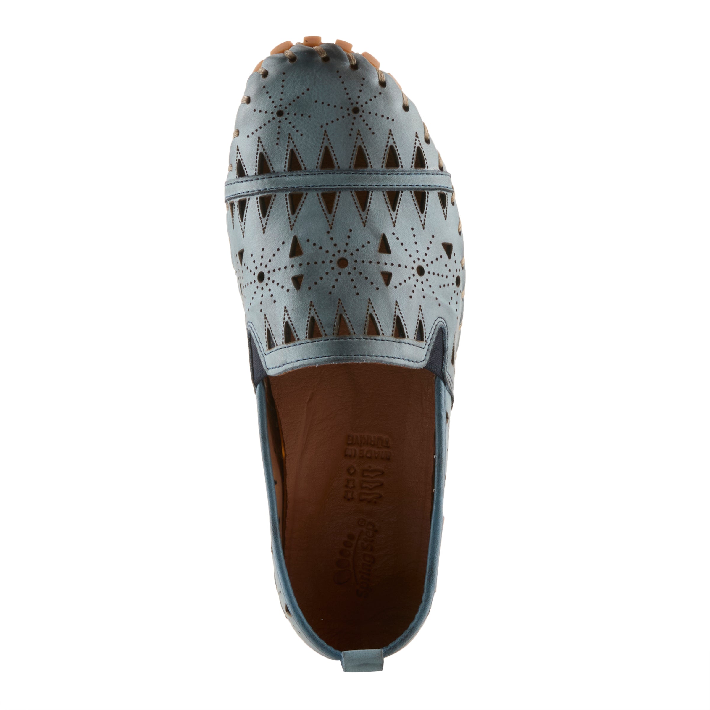 Spring Step SPRING STEP FUSARO LOAFER SHOE loafer in orange with comfortable everyday design