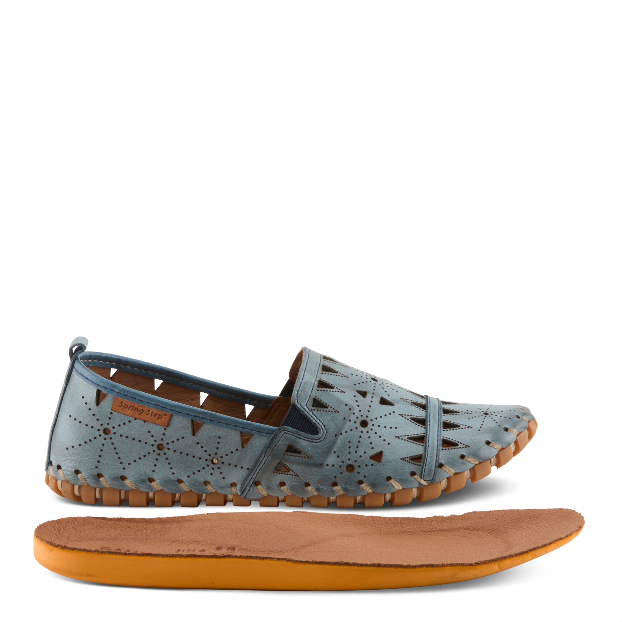 Spring Step SPRING STEP FUSARO LOAFER SHOE loafer in brown with comfortable everyday design