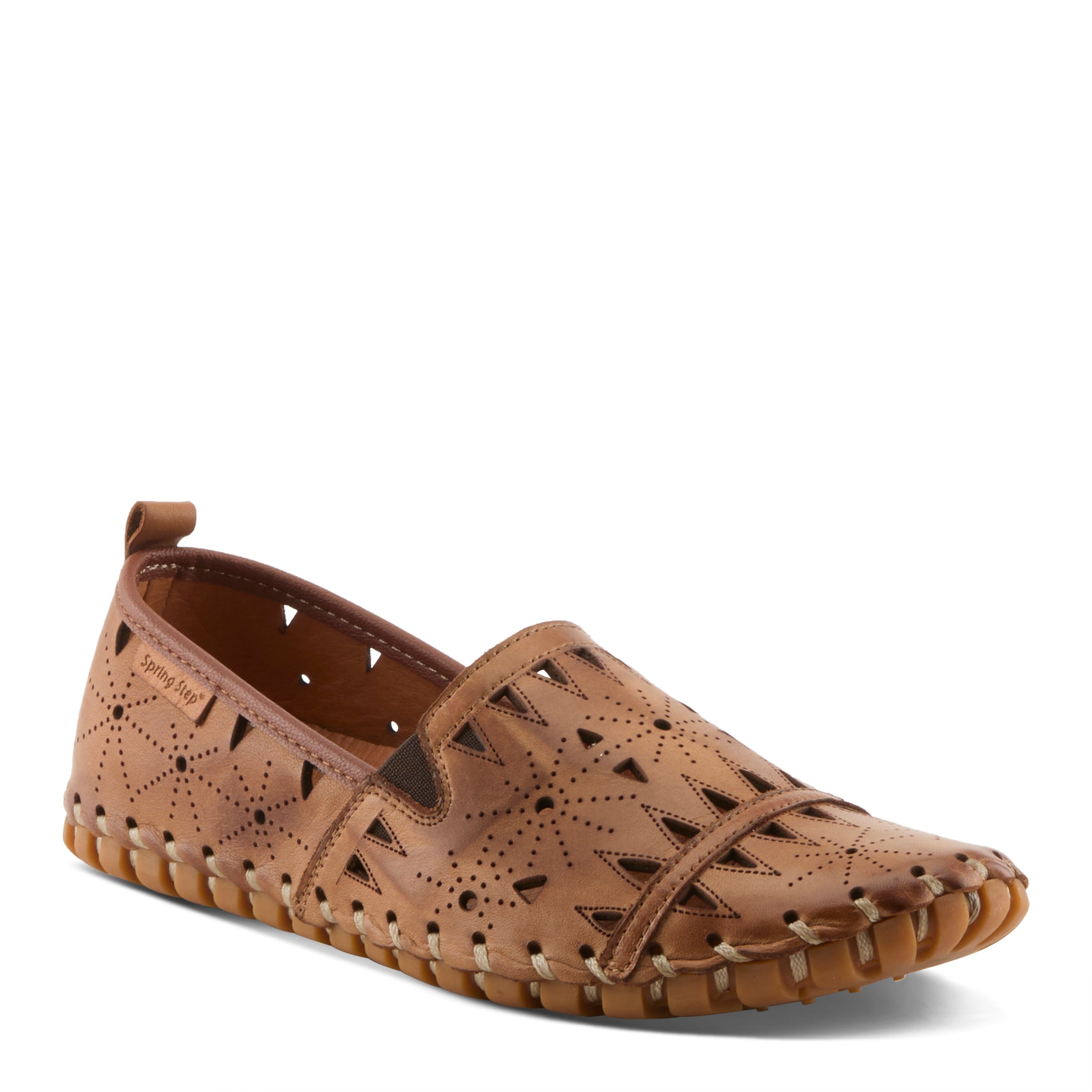 Spring Step SPRING STEP FUSARO LOAFER SHOE loafer in brown with comfortable everyday design