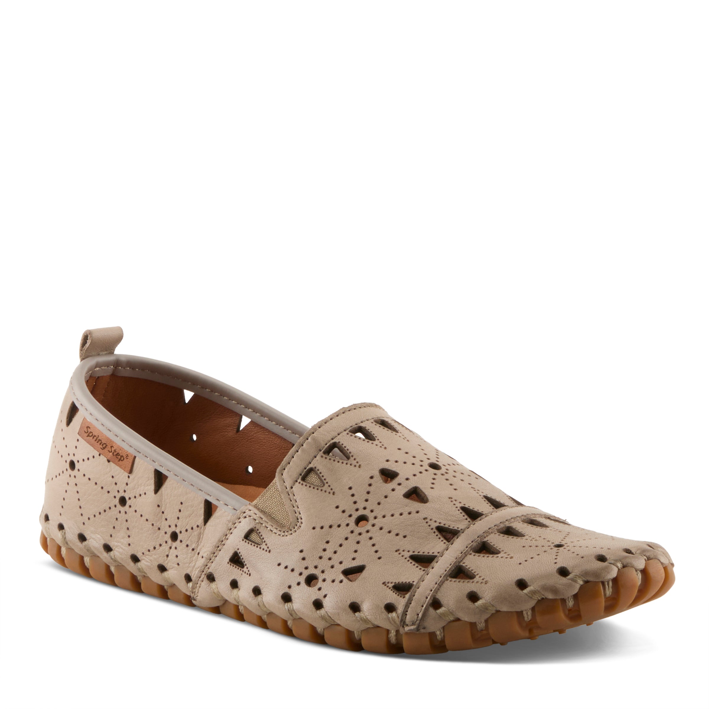 Spring Step SPRING STEP FUSARO LOAFER SHOE loafer in white with comfortable everyday design