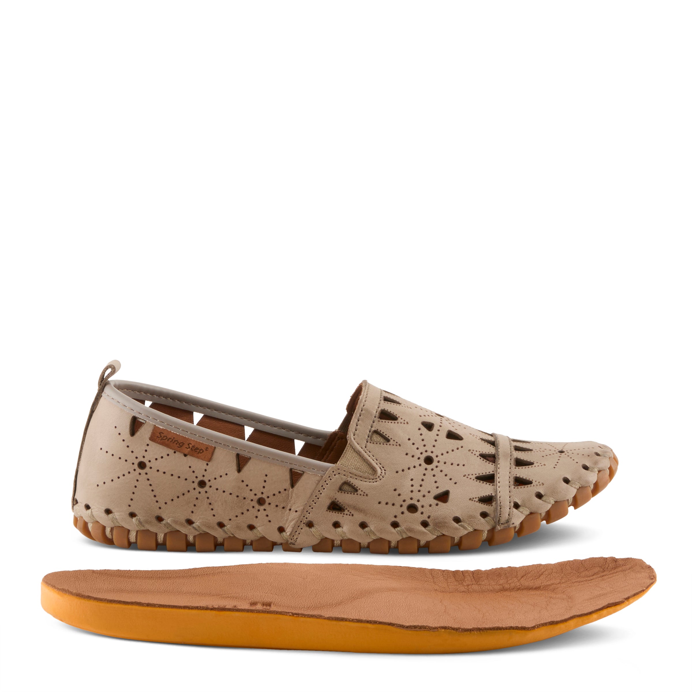 Spring Step SPRING STEP FUSARO LOAFER SHOE loafer in white with comfortable everyday design
