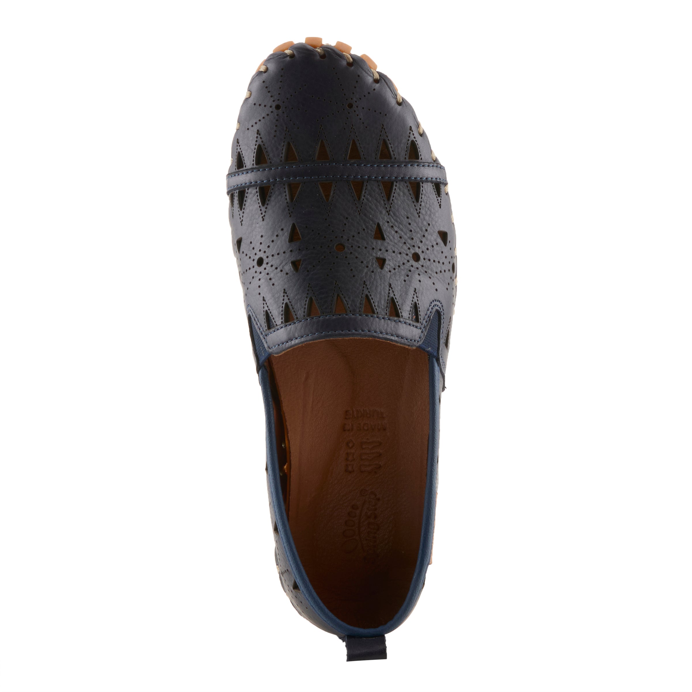 Spring Step SPRING STEP FUSARO LOAFER SHOE loafer in blue with comfortable everyday design