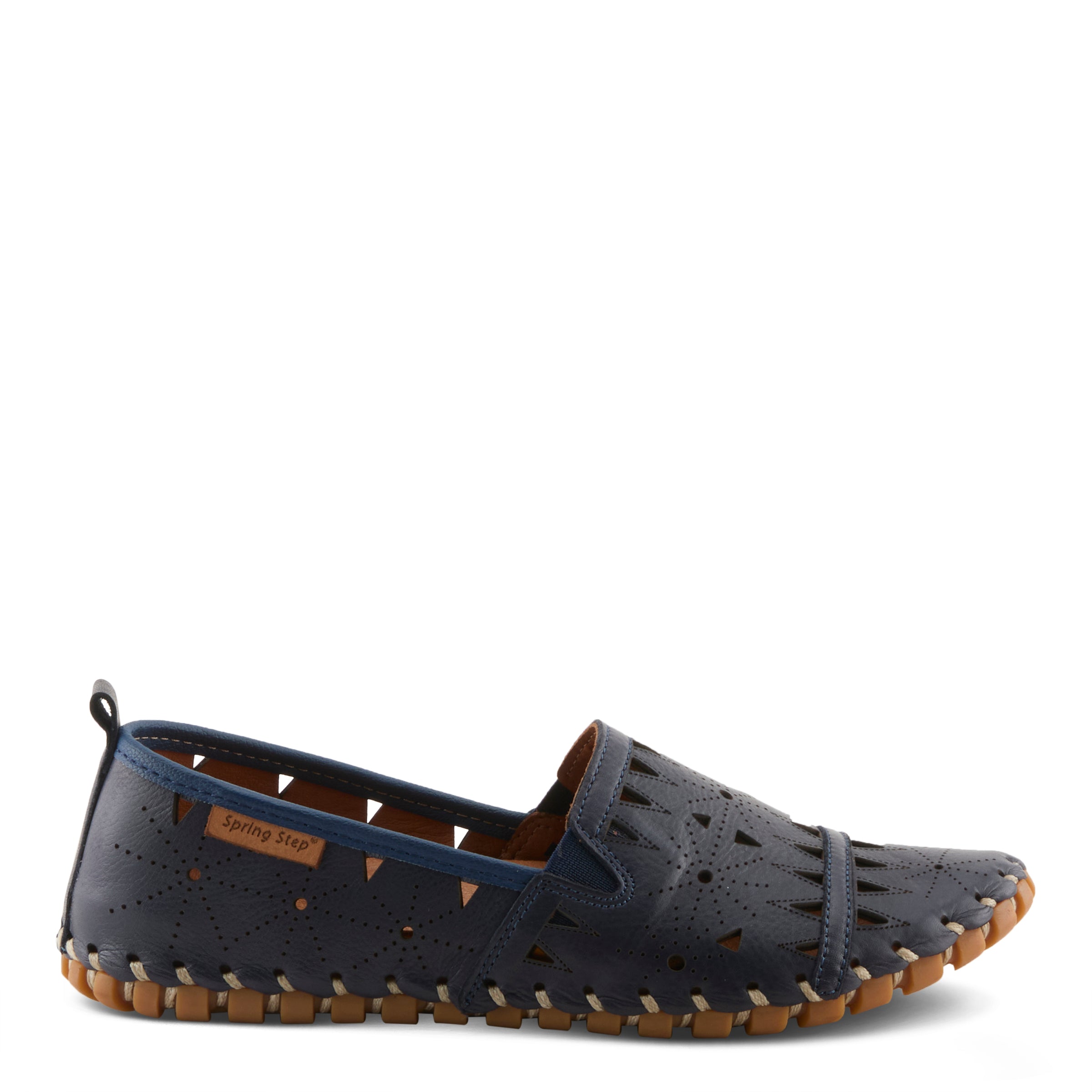 Spring Step SPRING STEP FUSARO LOAFER SHOE loafer in blue with comfortable everyday design