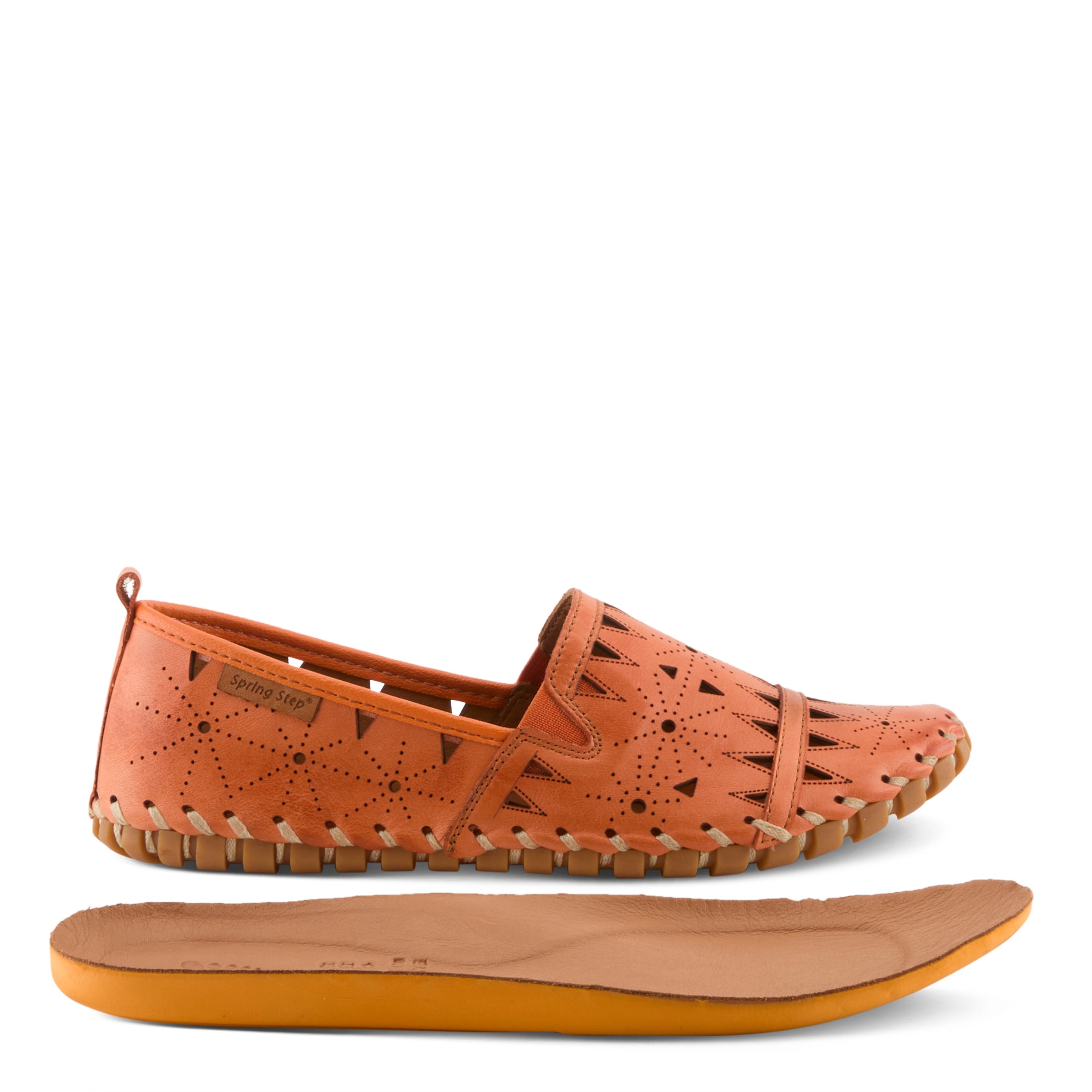 Spring Step SPRING STEP FUSARO LOAFER SHOE loafer in white with comfortable everyday design
