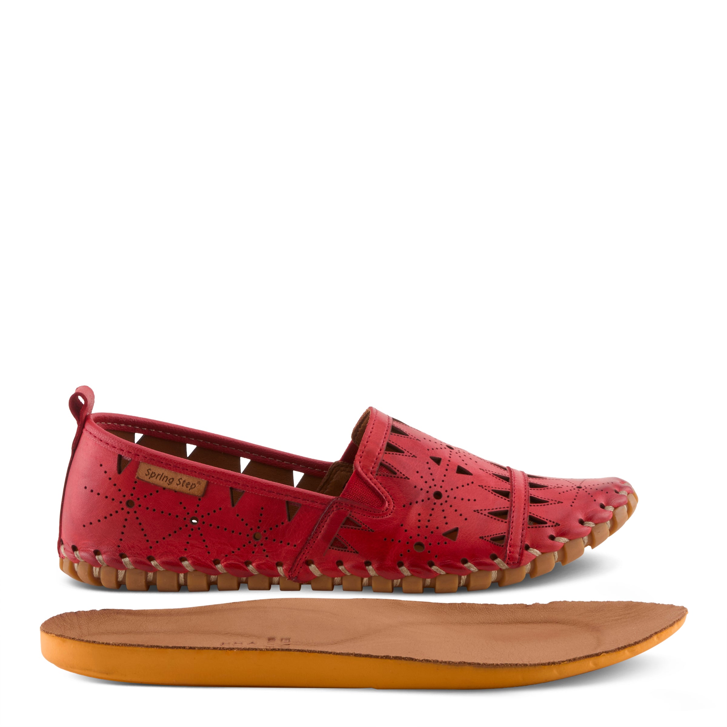 Spring Step SPRING STEP FUSARO LOAFER SHOE loafer in yellow with comfortable everyday design