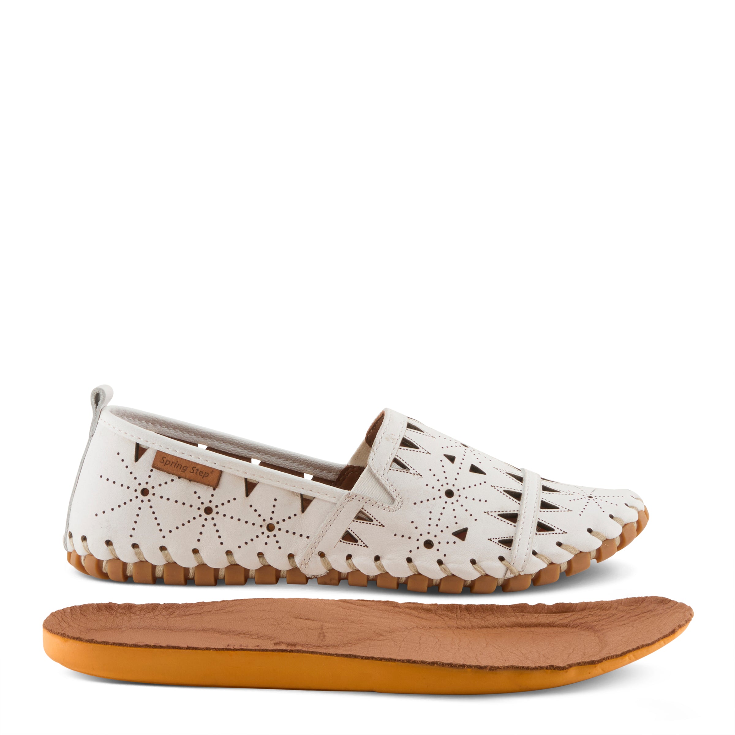 Spring Step SPRING STEP FUSARO LOAFER SHOE loafer in red with comfortable everyday design