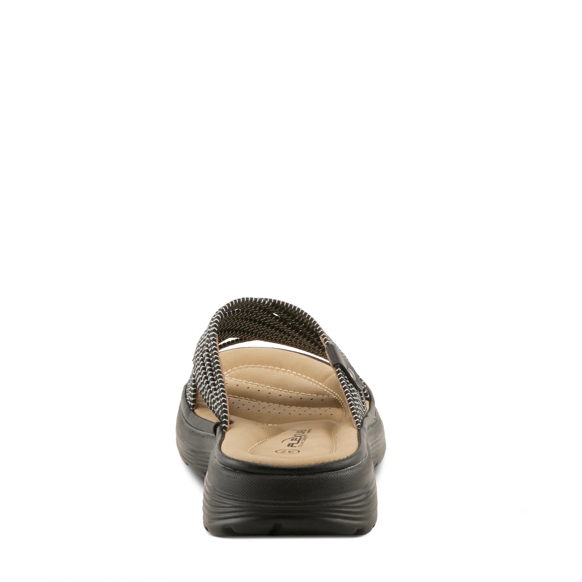 Flexus FLEXUS GASPIE SANDALS sandal in black with flexible sole