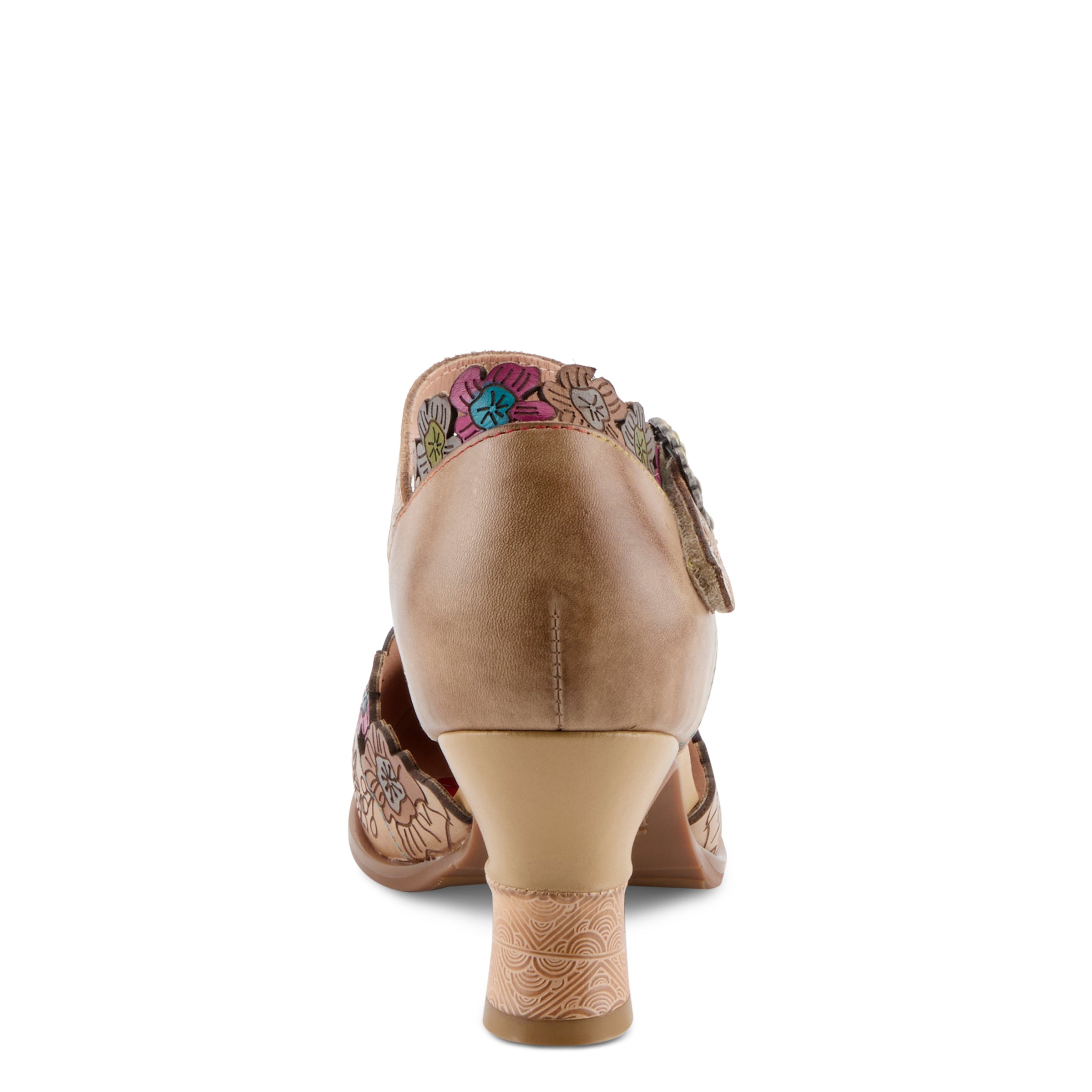 L'Artiste L'ARTISTE HAPPYDANCE SHOE shoe in black multi with handcrafted leather design