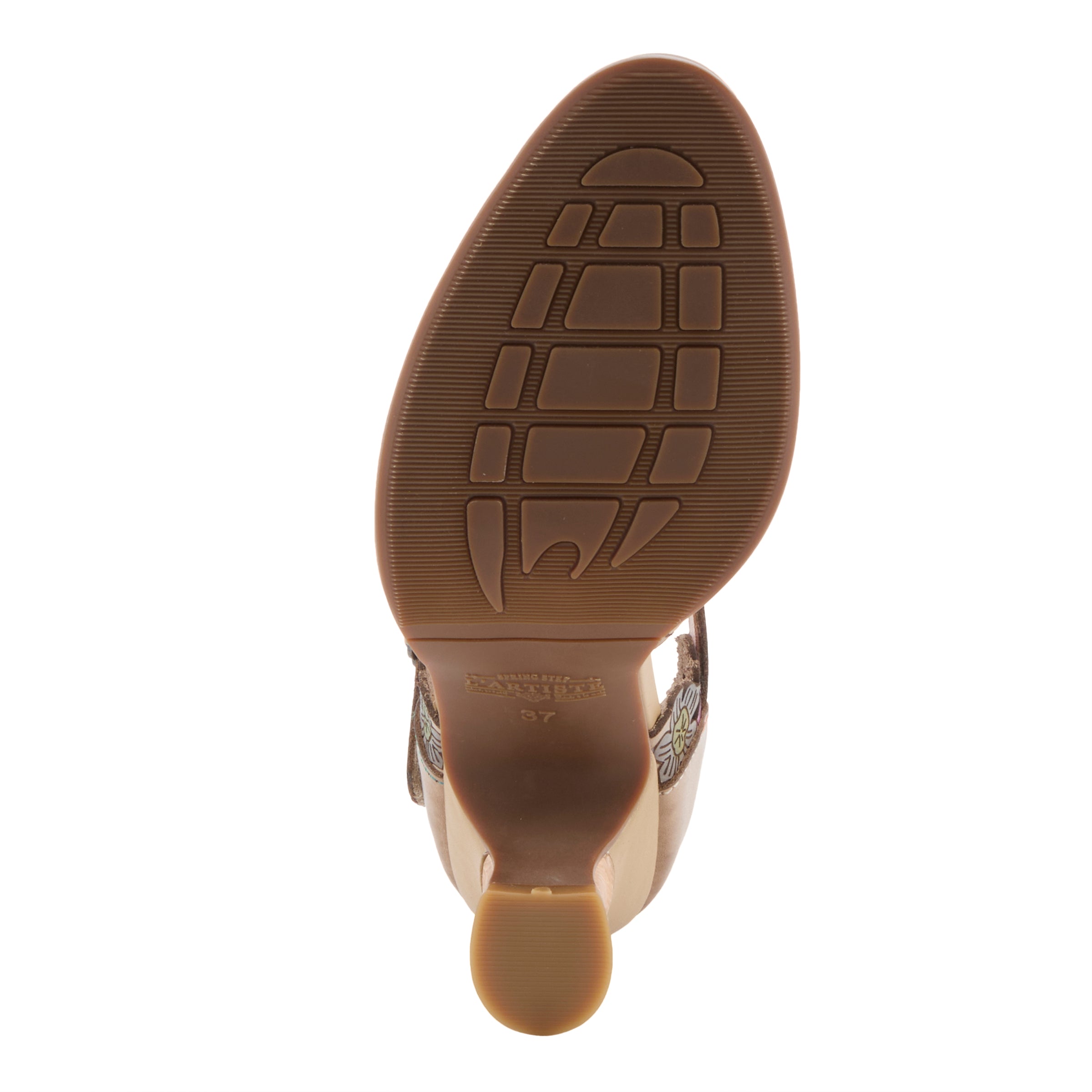 L'Artiste L'ARTISTE HAPPYDANCE SHOE shoe in black multi with handcrafted leather design