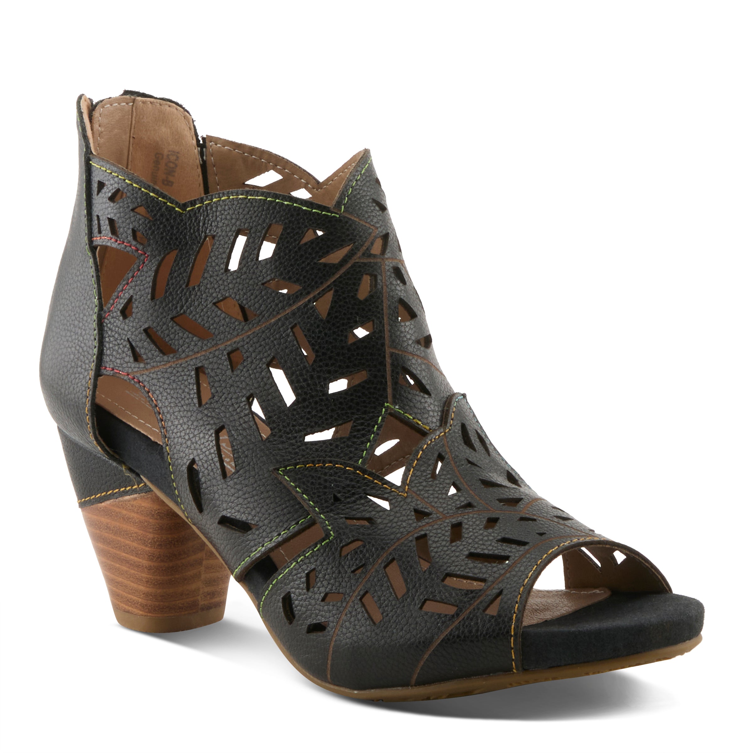 L'Artiste L'ARTISTE ICON SANDAL sandal in navy with handcrafted leather design