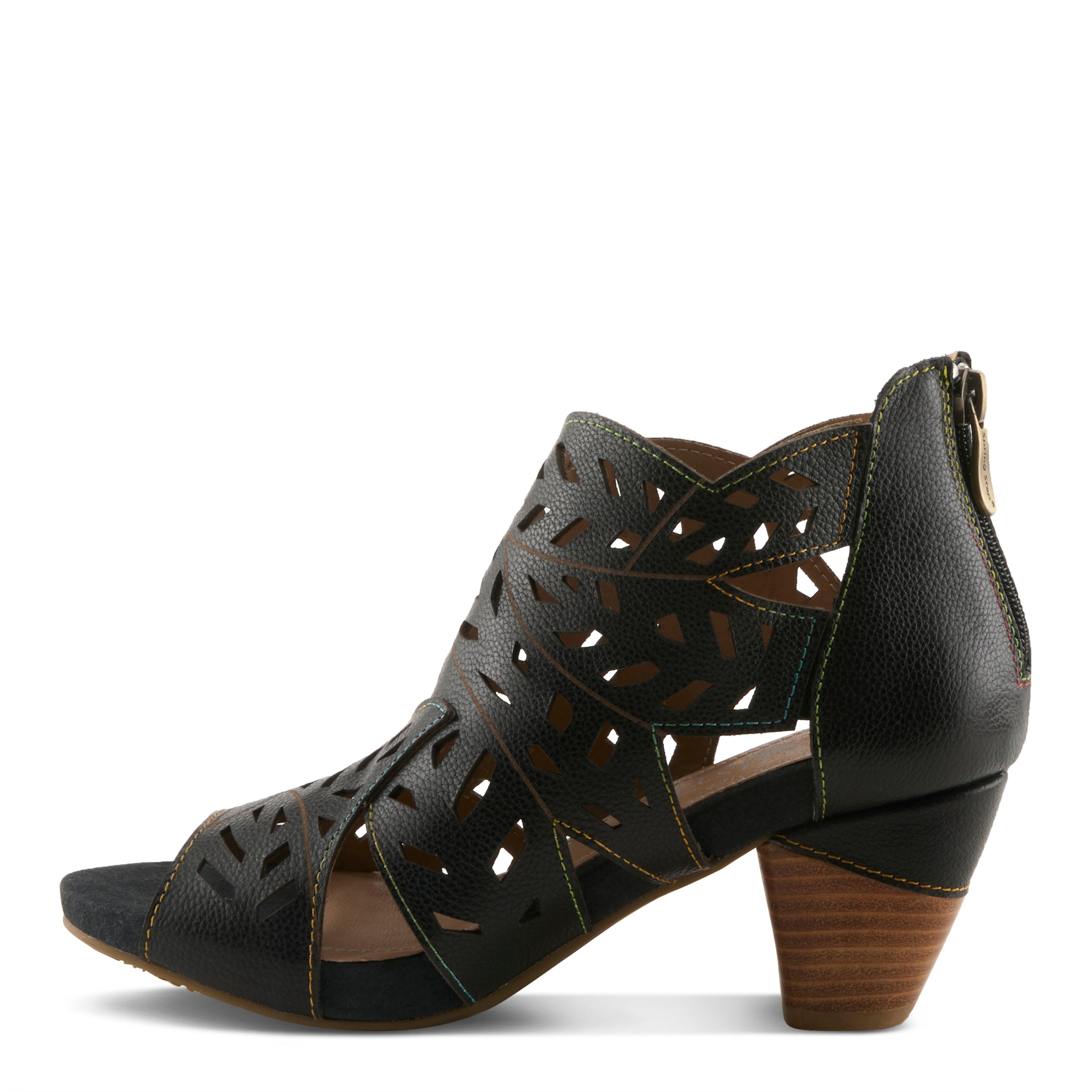 L'Artiste L'ARTISTE ICON SANDAL sandal in navy with handcrafted leather design