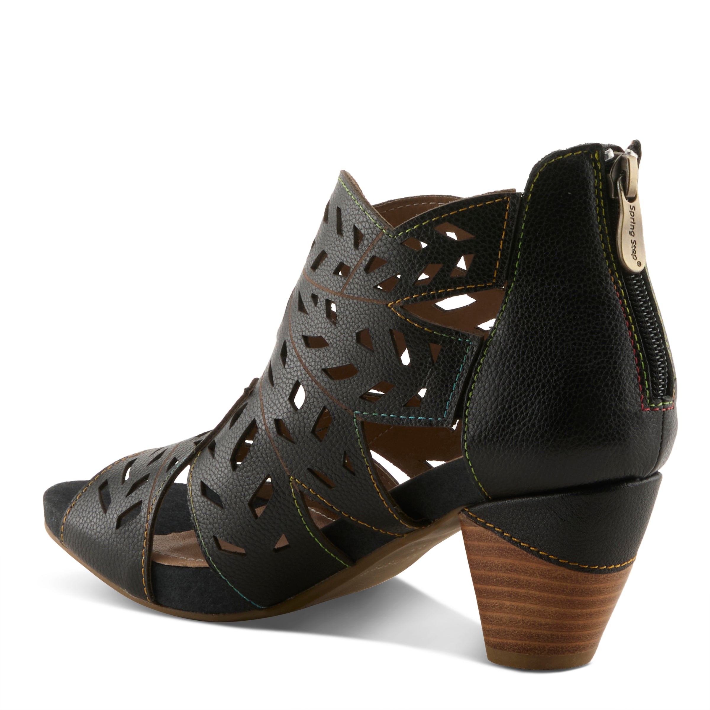 L'Artiste L'ARTISTE ICON SANDAL sandal in navy with handcrafted leather design