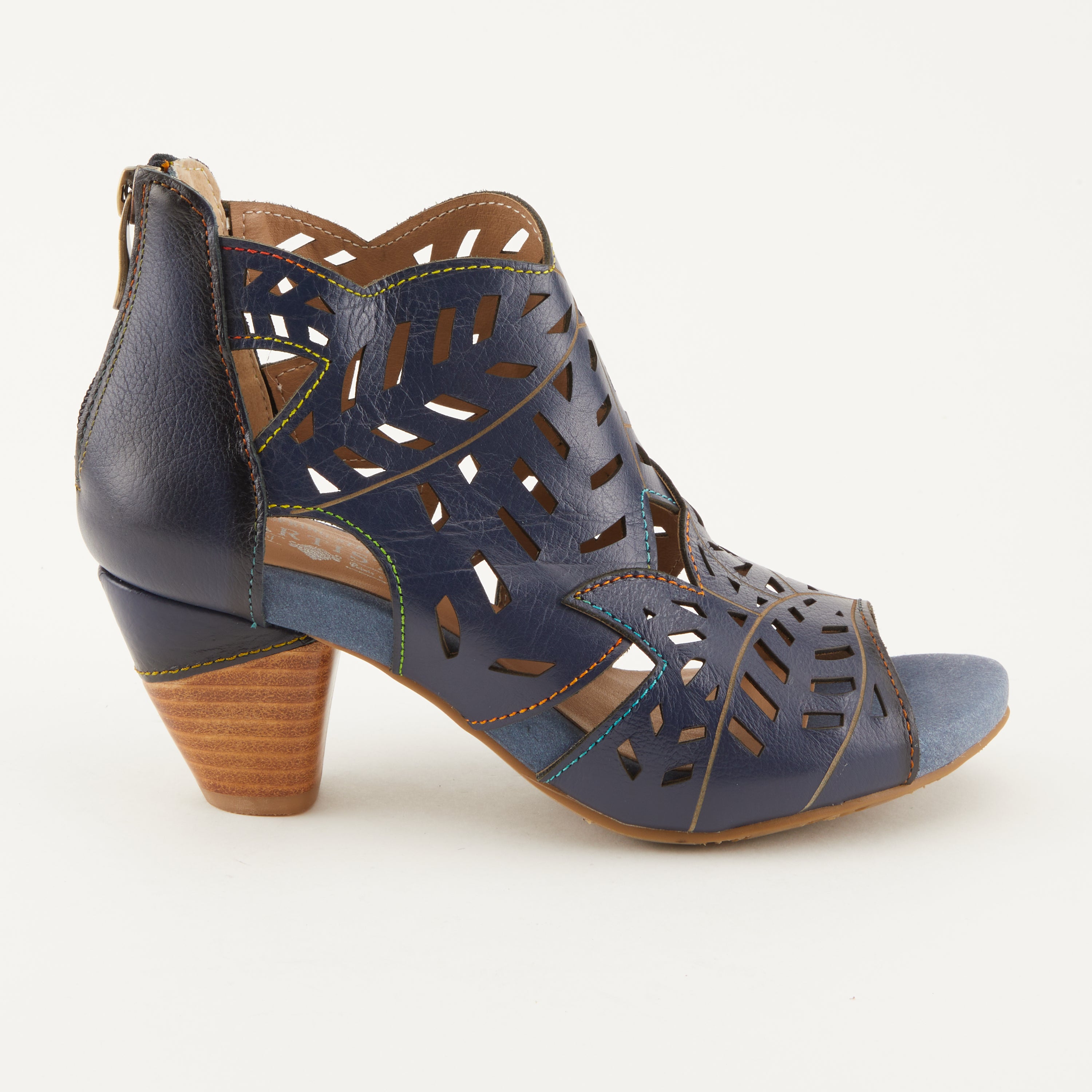 L'Artiste L'ARTISTE ICON SANDAL sandal in red with handcrafted leather design