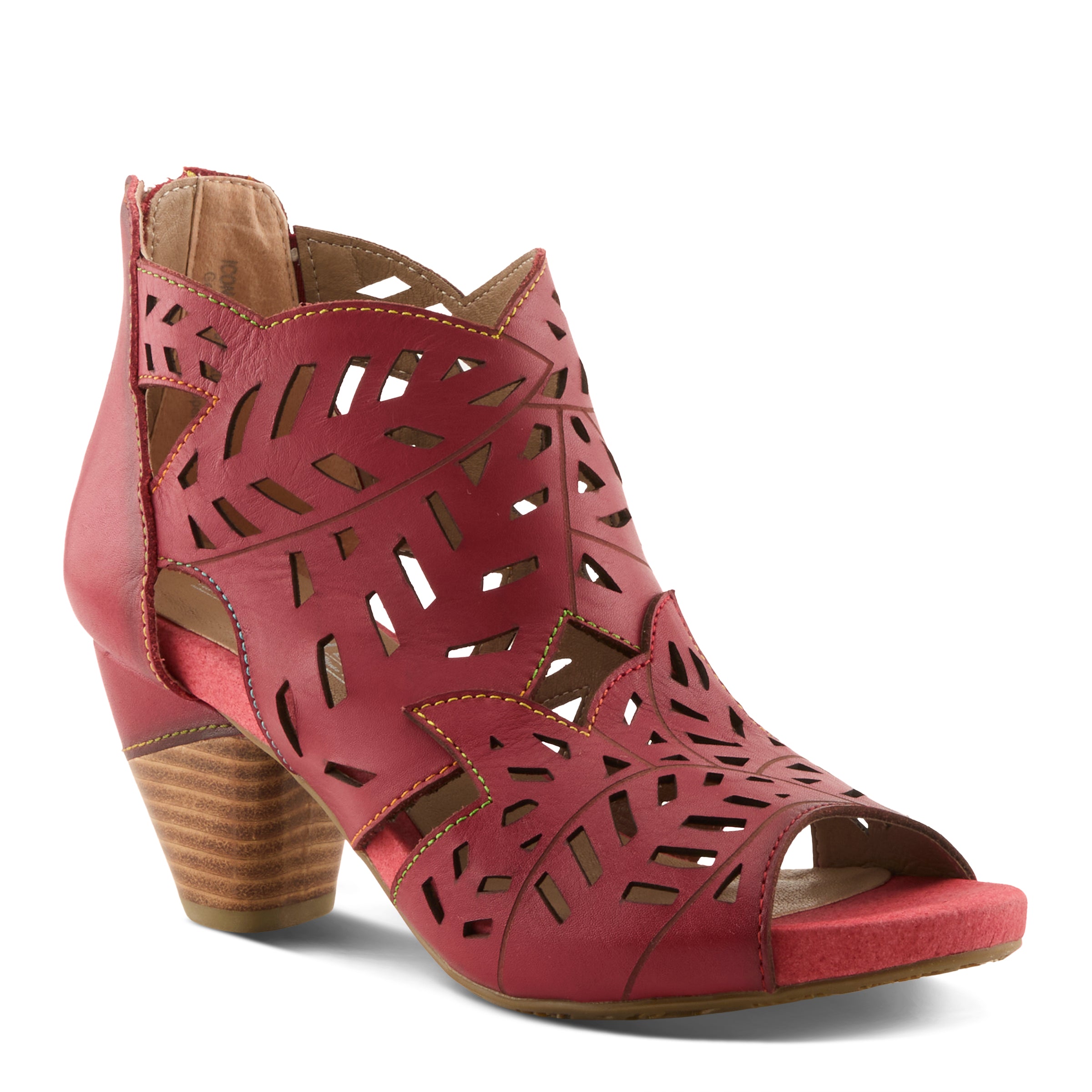 L'Artiste L'ARTISTE ICON SANDAL sandal in turquoise with handcrafted leather design