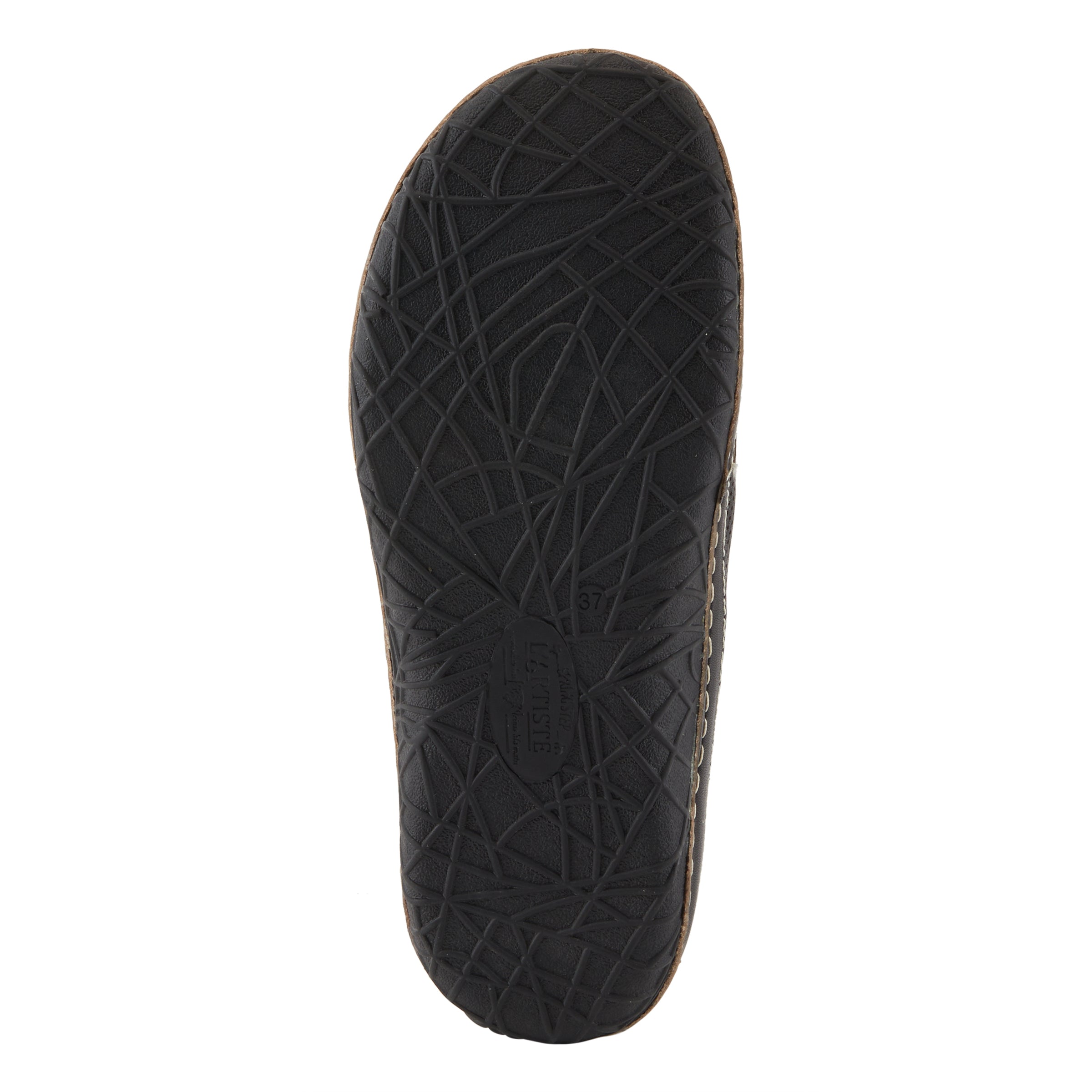 L'Artiste L'ARTISTE LIBORA-DELITE SHOES shoe in black multi with handcrafted leather design