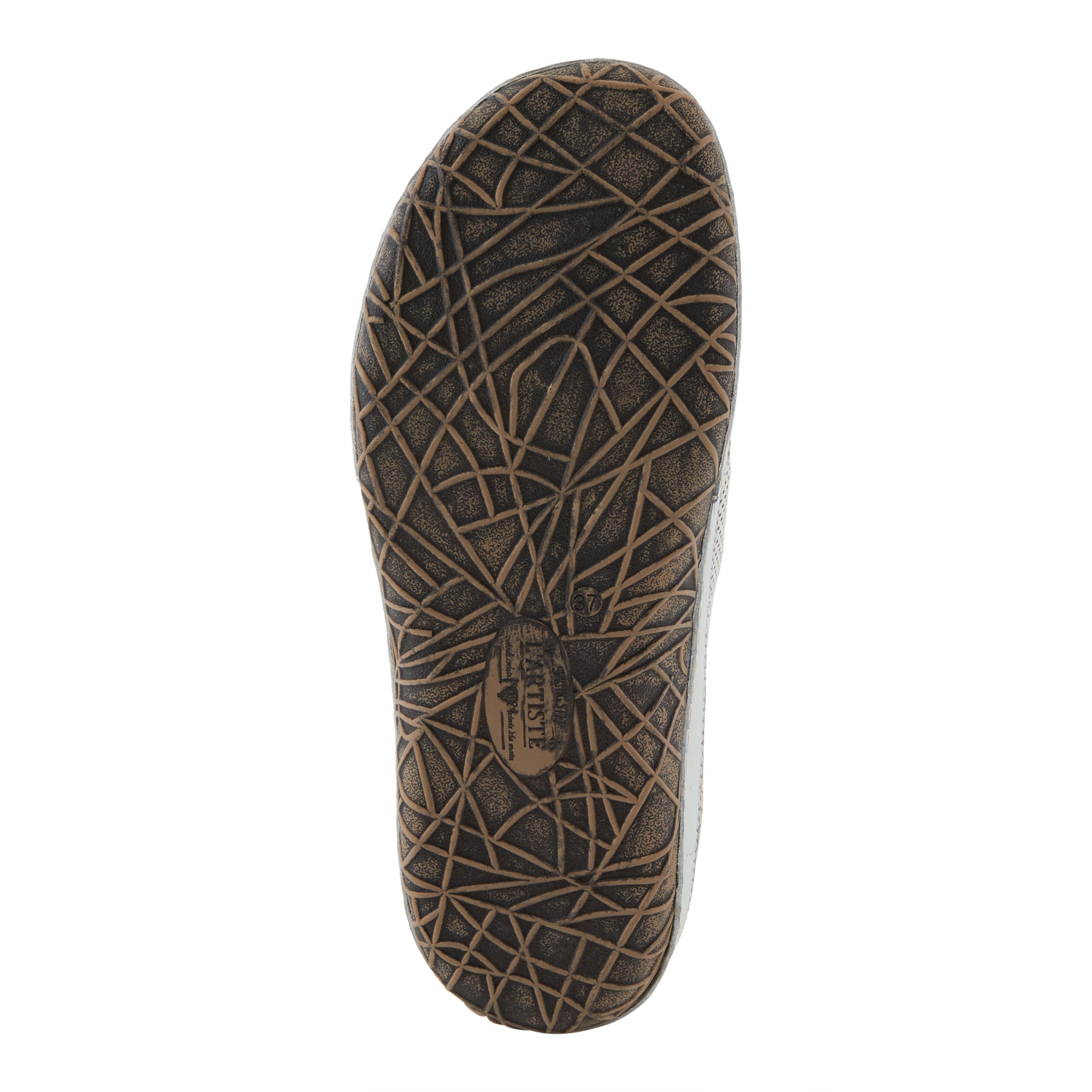 L'Artiste L'ARTISTE LIBORA-DELITE SHOES shoe in off white multi with handcrafted leather design