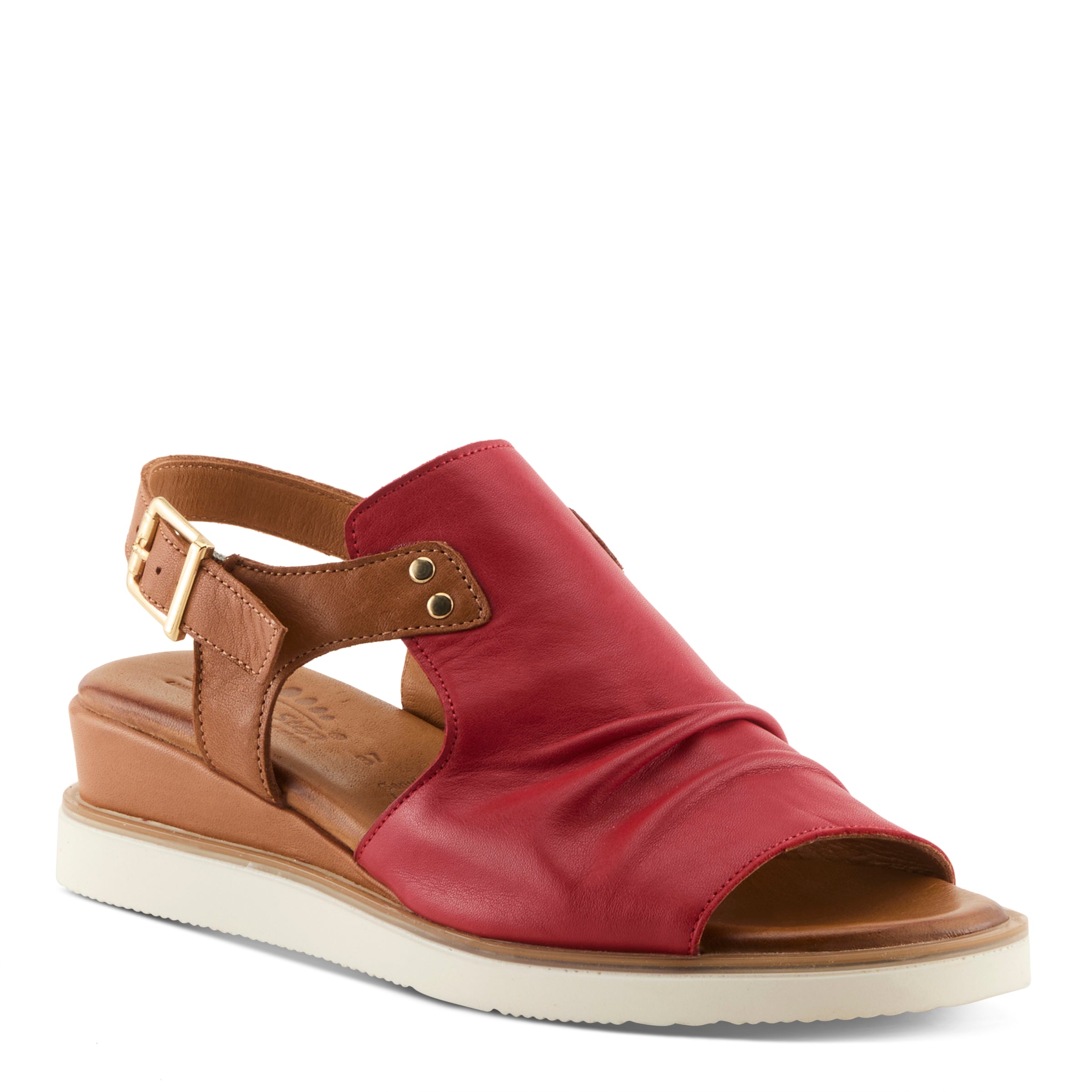 Spring Step SPRING STEP LOCALS SANDALS sandal in red multi with comfortable everyday design