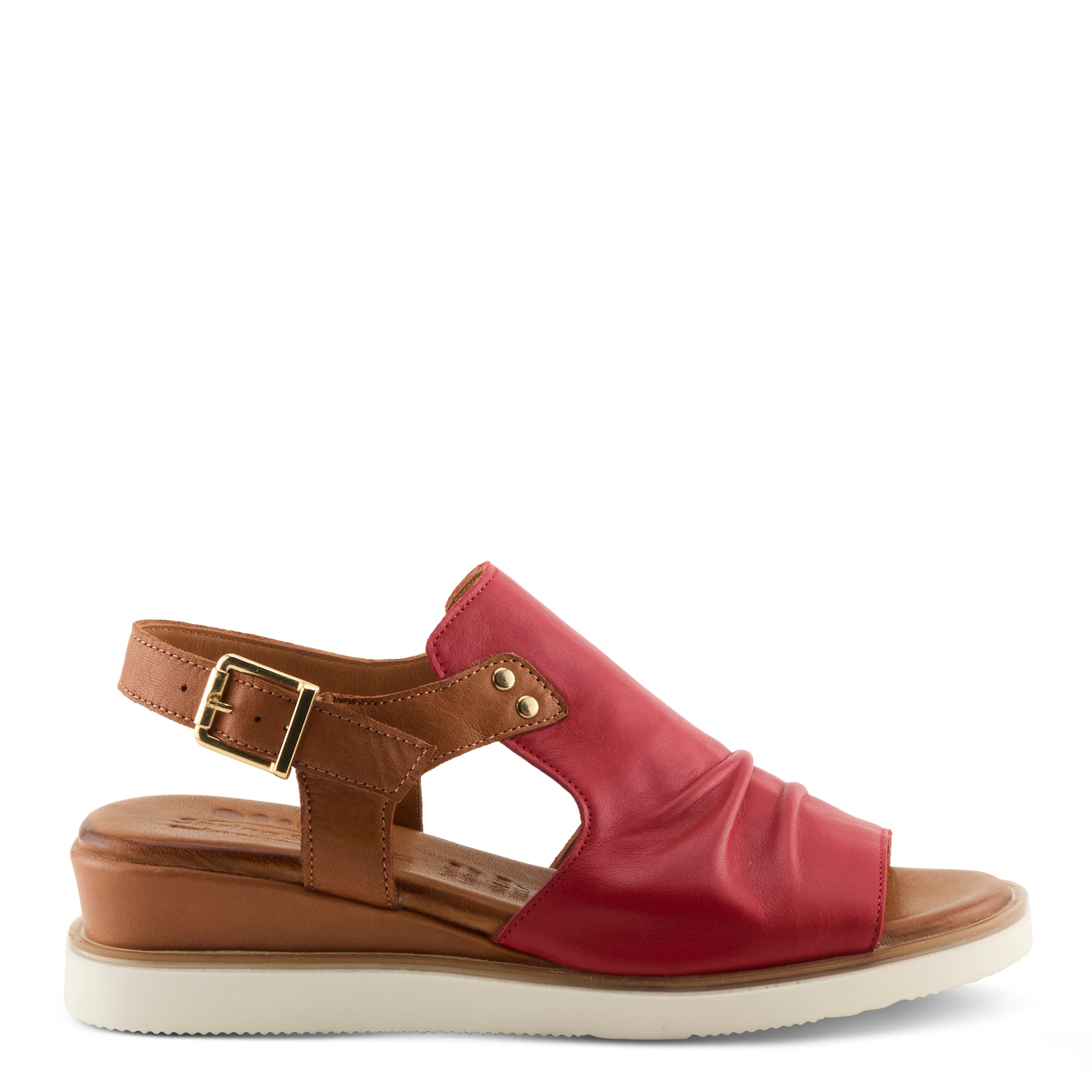 Spring Step SPRING STEP LOCALS SANDALS sandal in red multi with comfortable everyday design